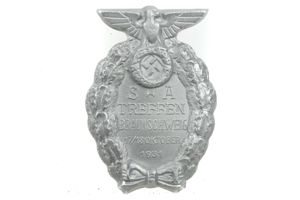 SA Treffen Braunschweig 1931 badge marked RZM M1/35 Ges. Gesch.