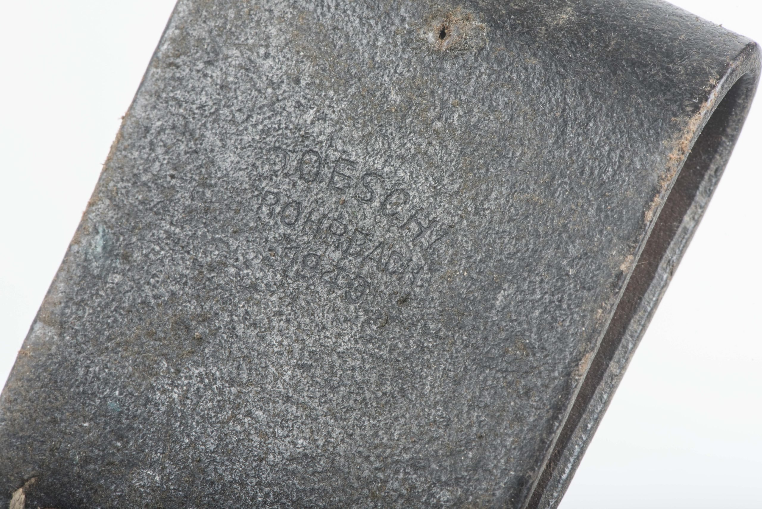 K98 bayonet frog marked Poeschl Rohrbach 1940 — image 4