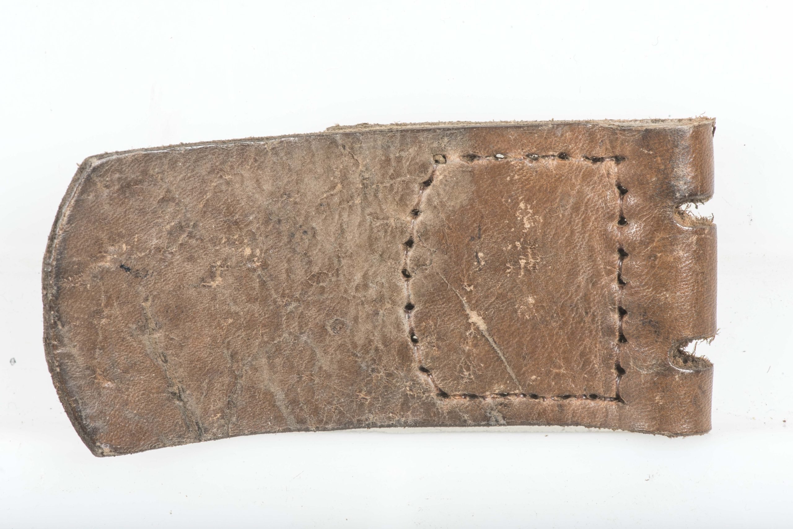 Leather belt buckle tab marked F.W. Assmann & Söhne, Lüdenscheid 1942 — image 2