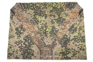Rare Waffen-SS Zeltbahn in plane tree 2/2 handscreened camouflage