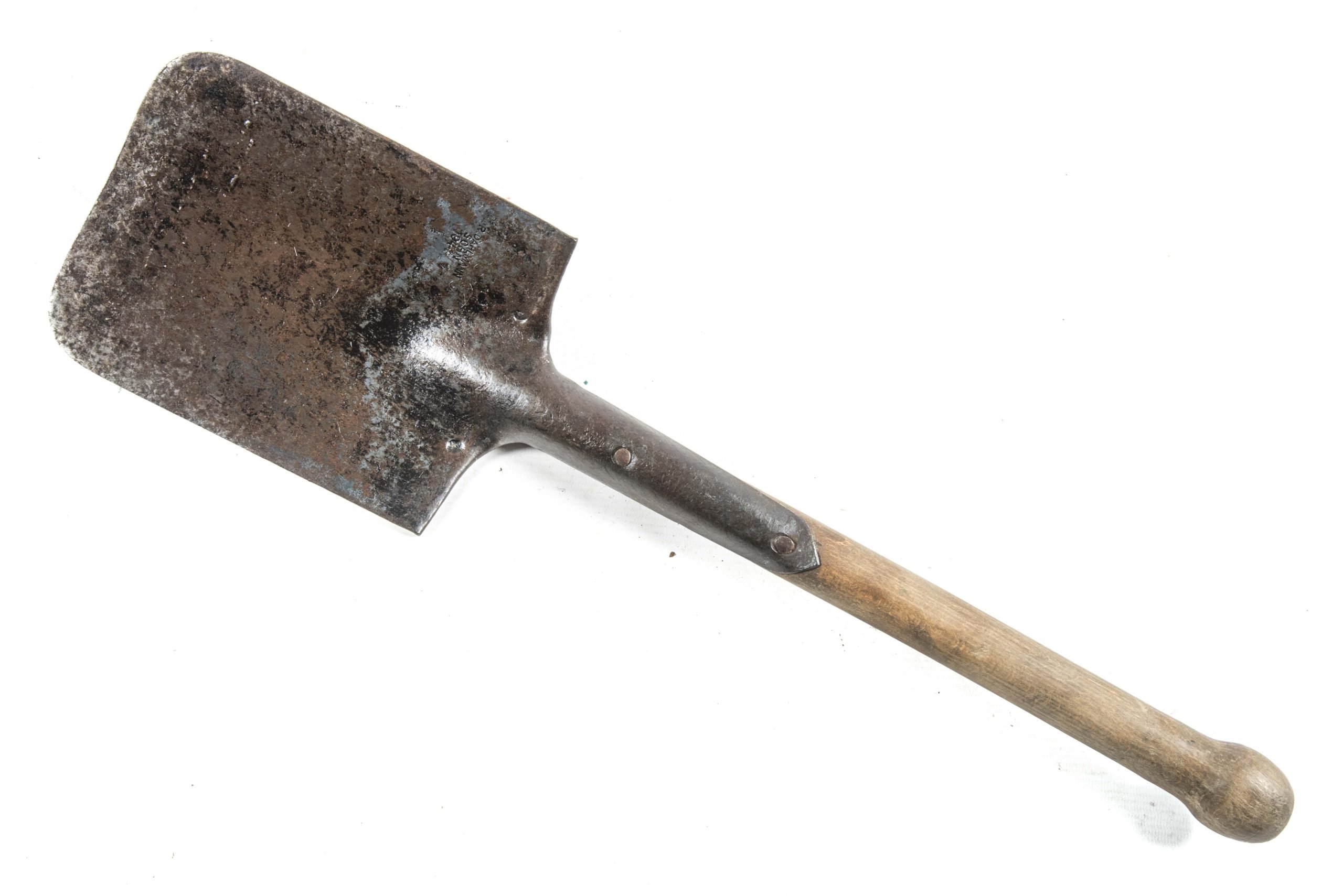 Straight E-tool marked R. Dahlmann 1944