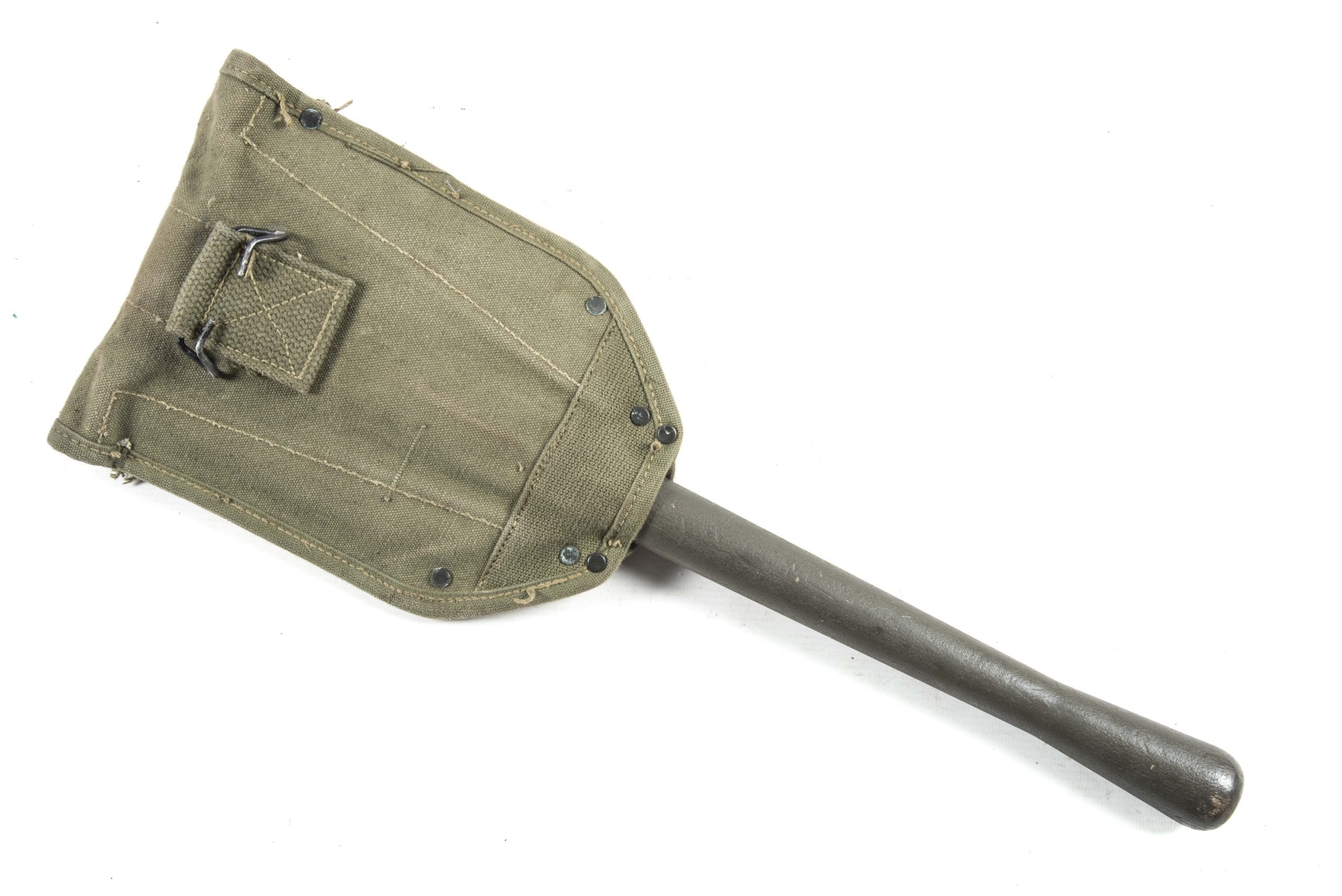 US Folding E-tool marked Tulsa Canvas 1944 — image 2