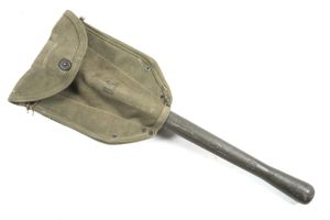 US Folding E-tool marked Tulsa Canvas 1944