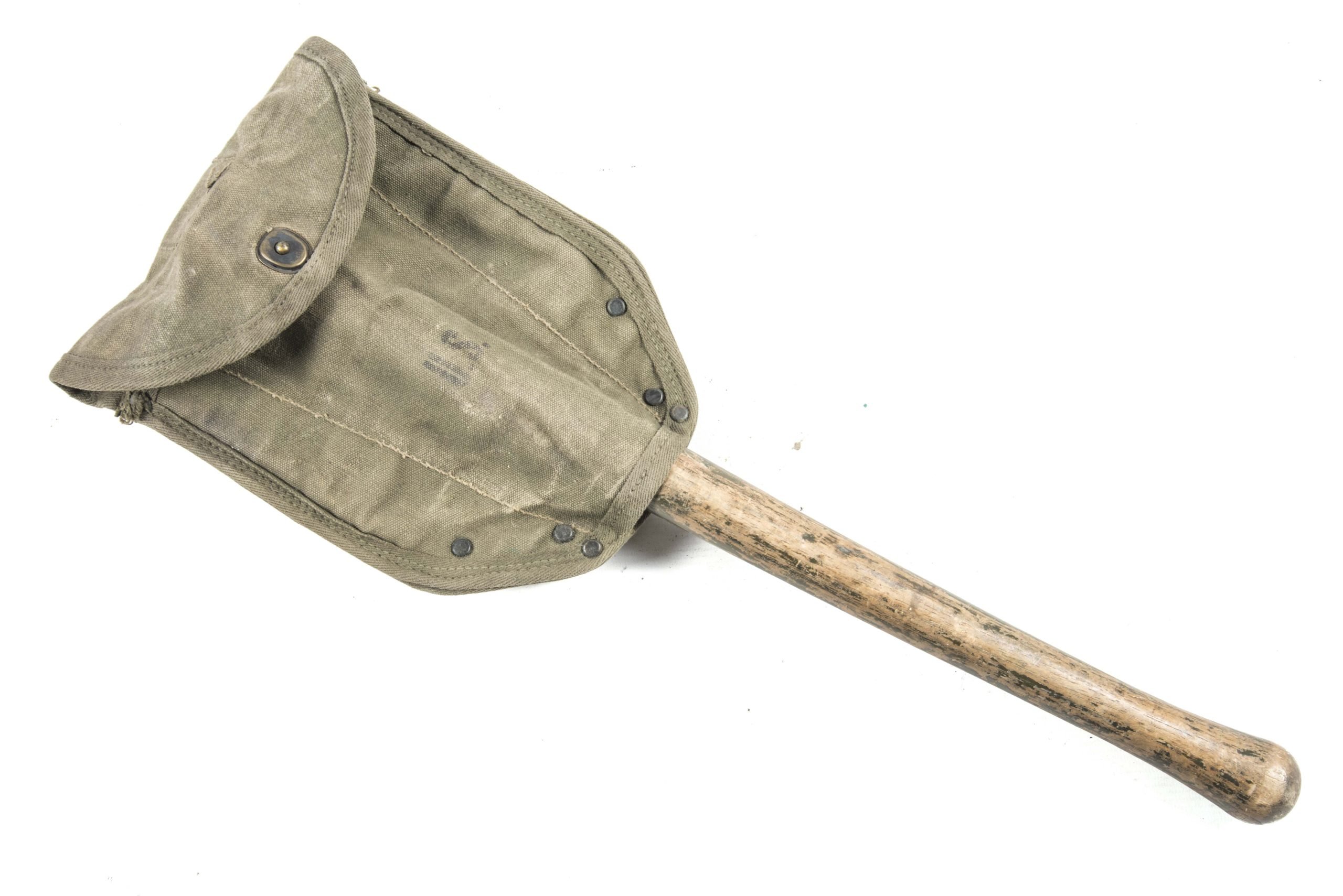 US Folding E-tool marked Tulsa Canvas 1944