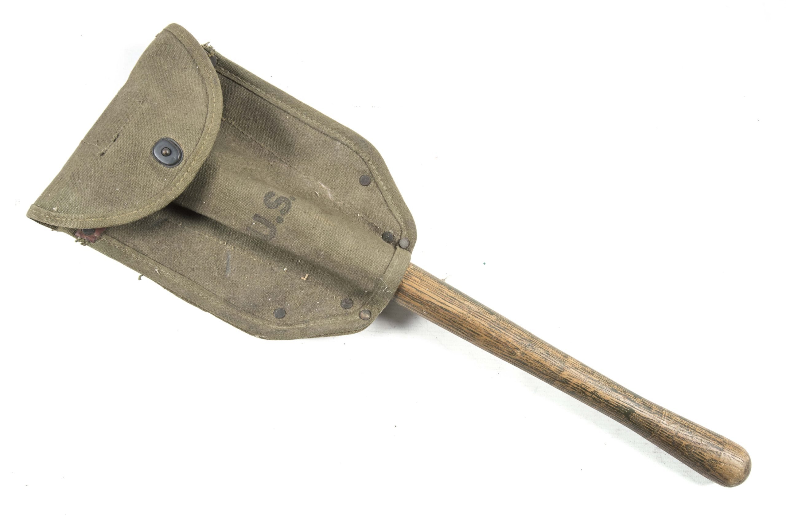 US Folding E-tool marked BAB Co 1944