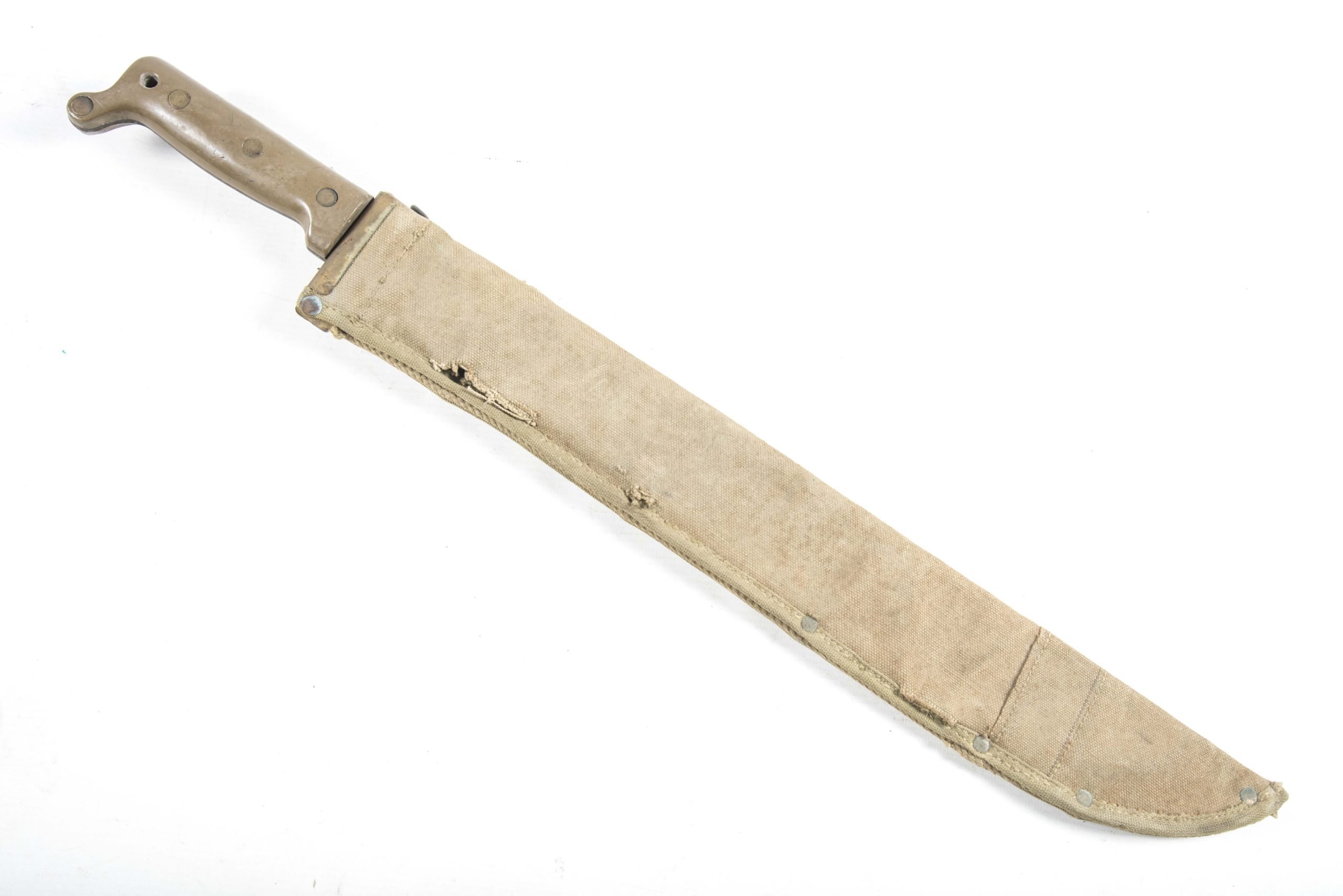 US machete marked True Temper 1945 and scabbard Boyle 1942 — image 9