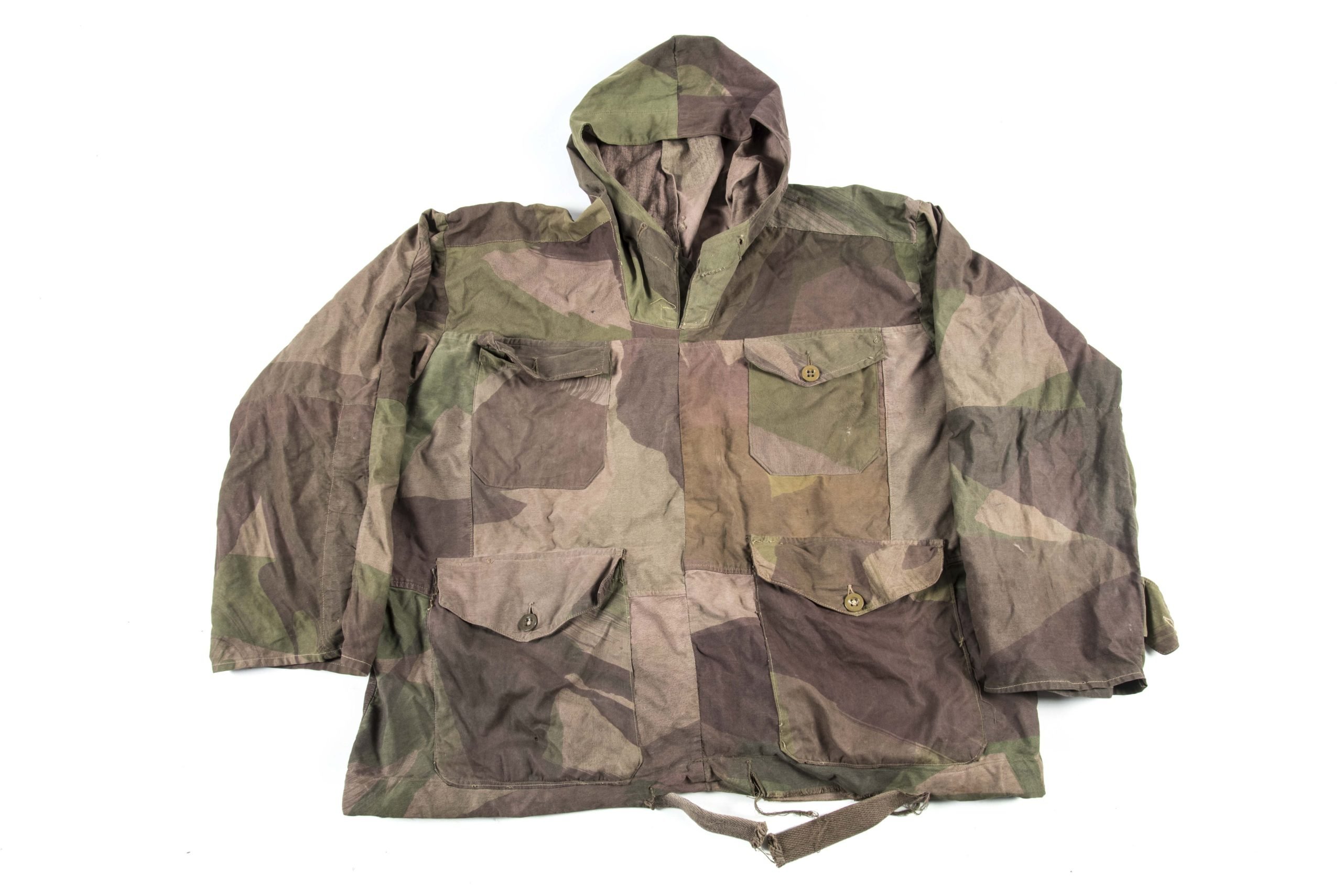 British windproof camouflage smock