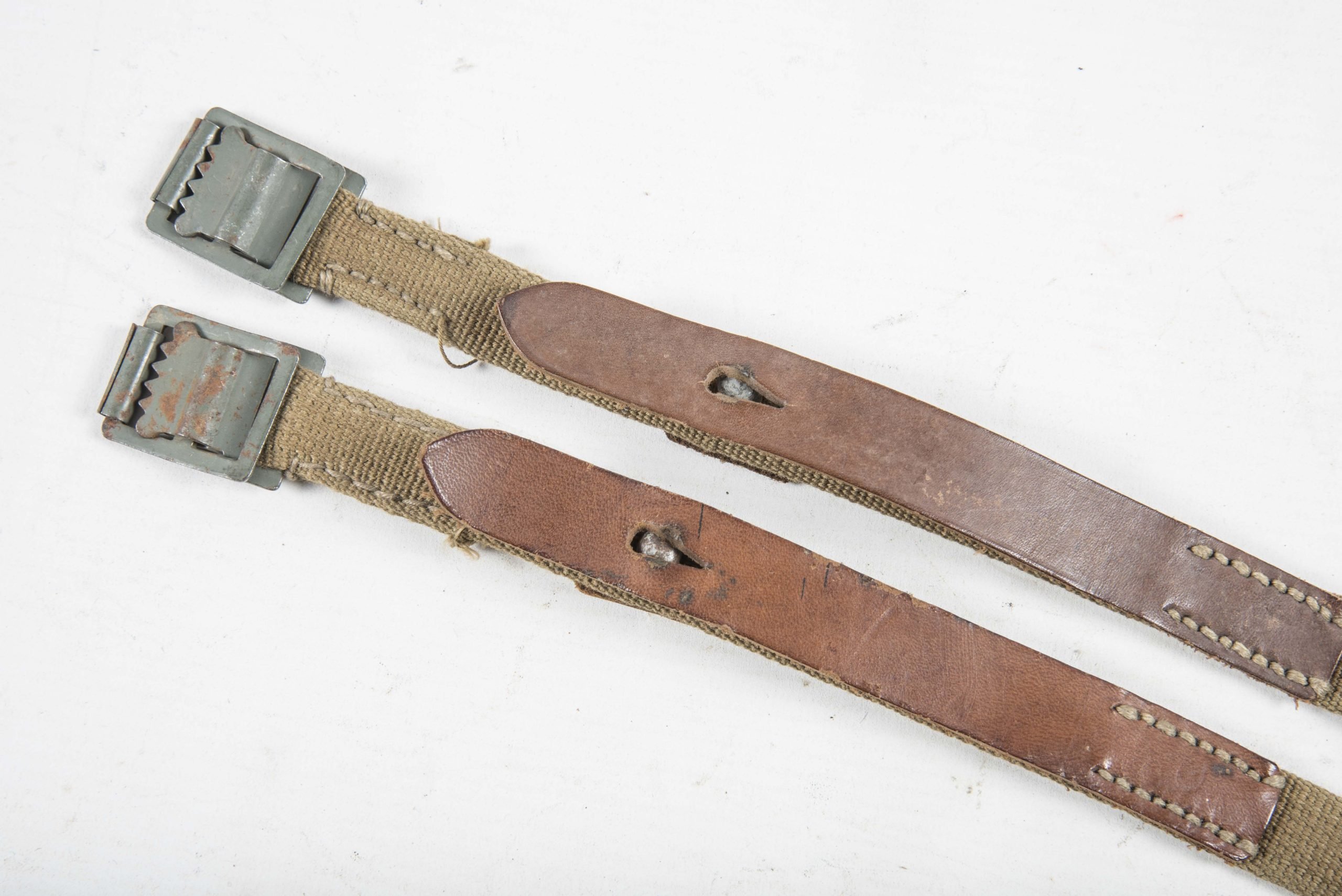 Two matching webbing equipment straps — image 2