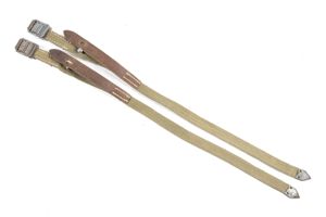Two matching webbing equipment straps marked LLG Thüringen 1943