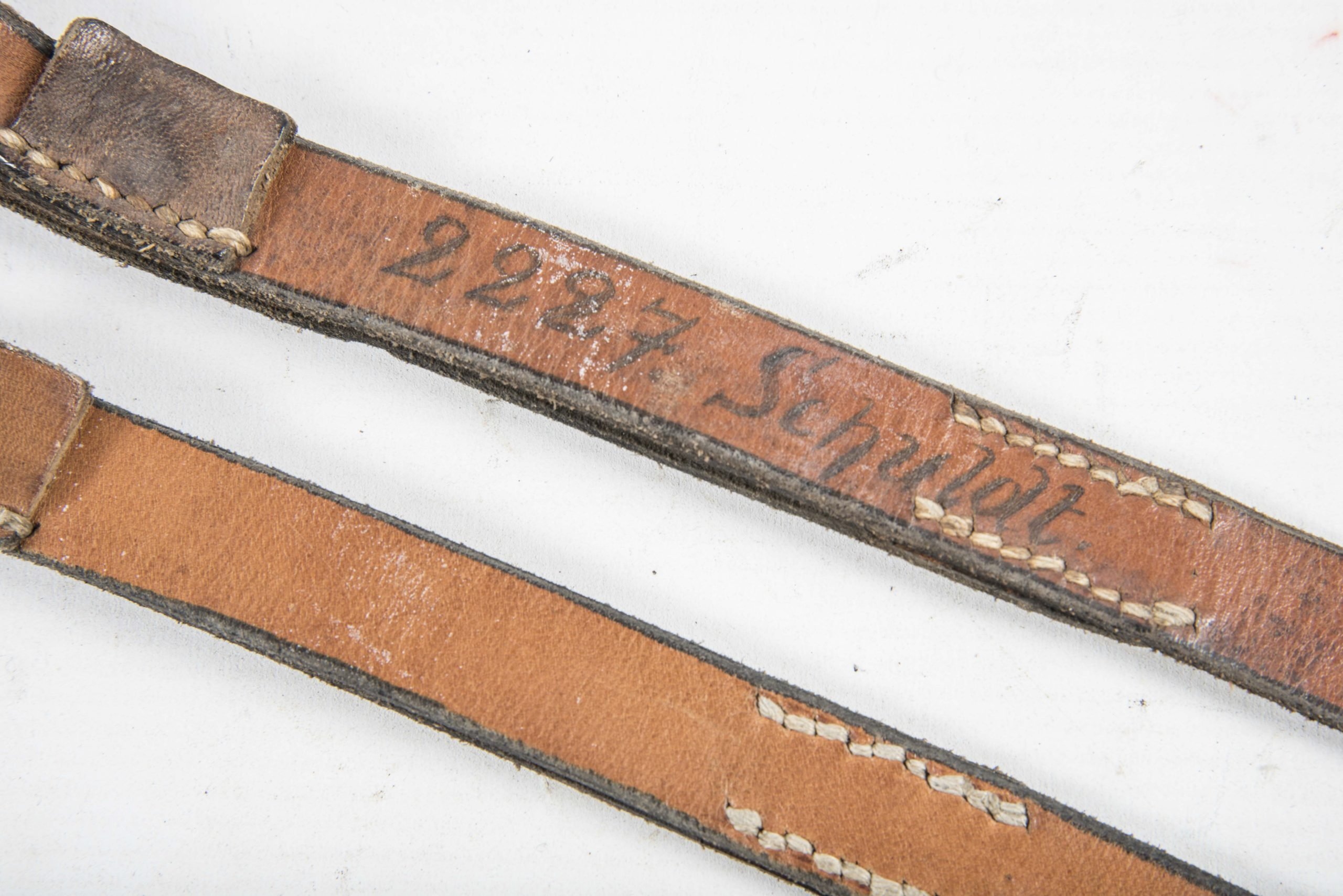 Two matching equipment straps marked erg 5/42 — image 4
