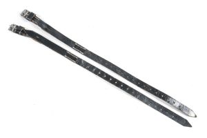 Two matching equipment straps marked Tiwo Heidelberg 1942