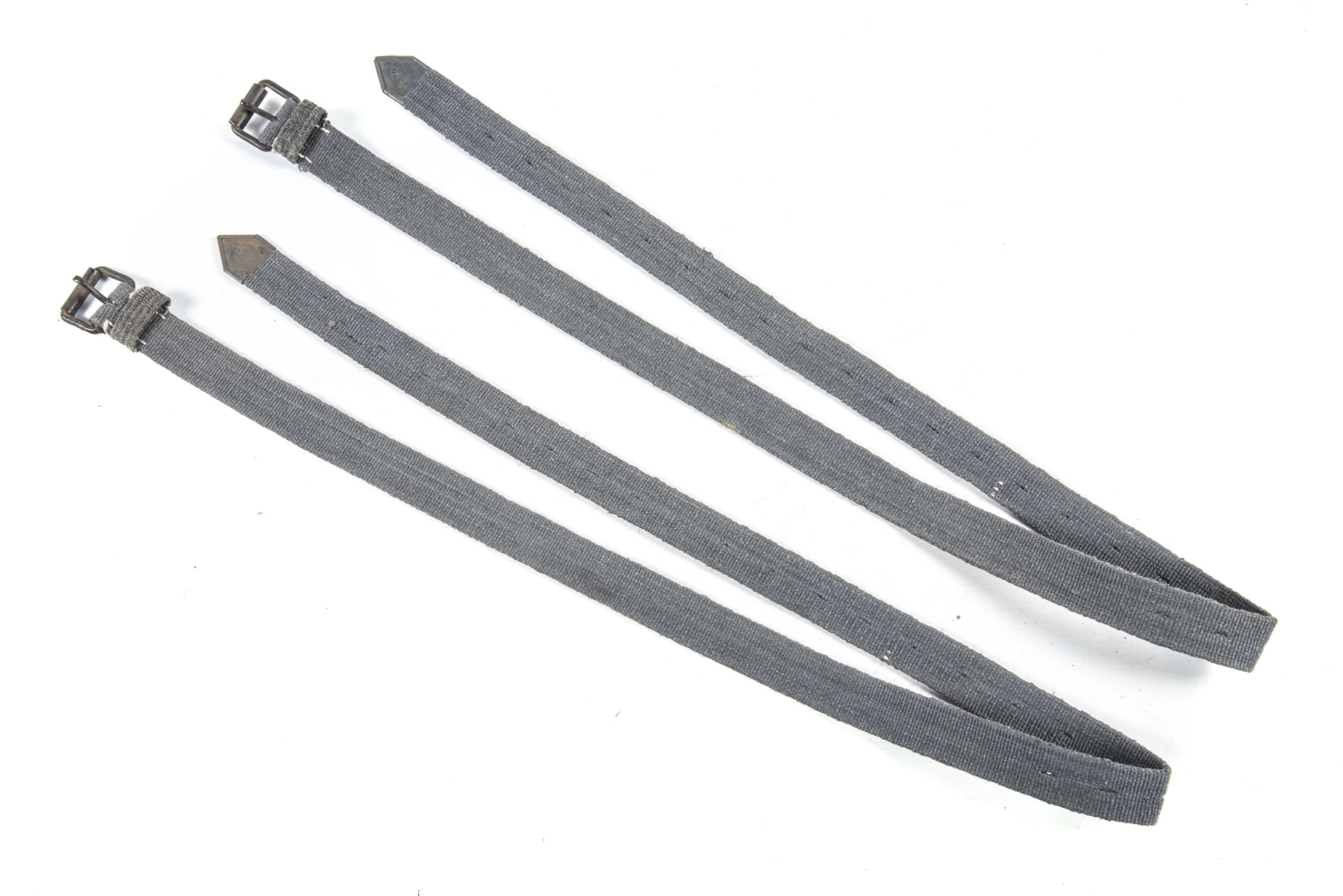 Blue matching webbing equipment straps