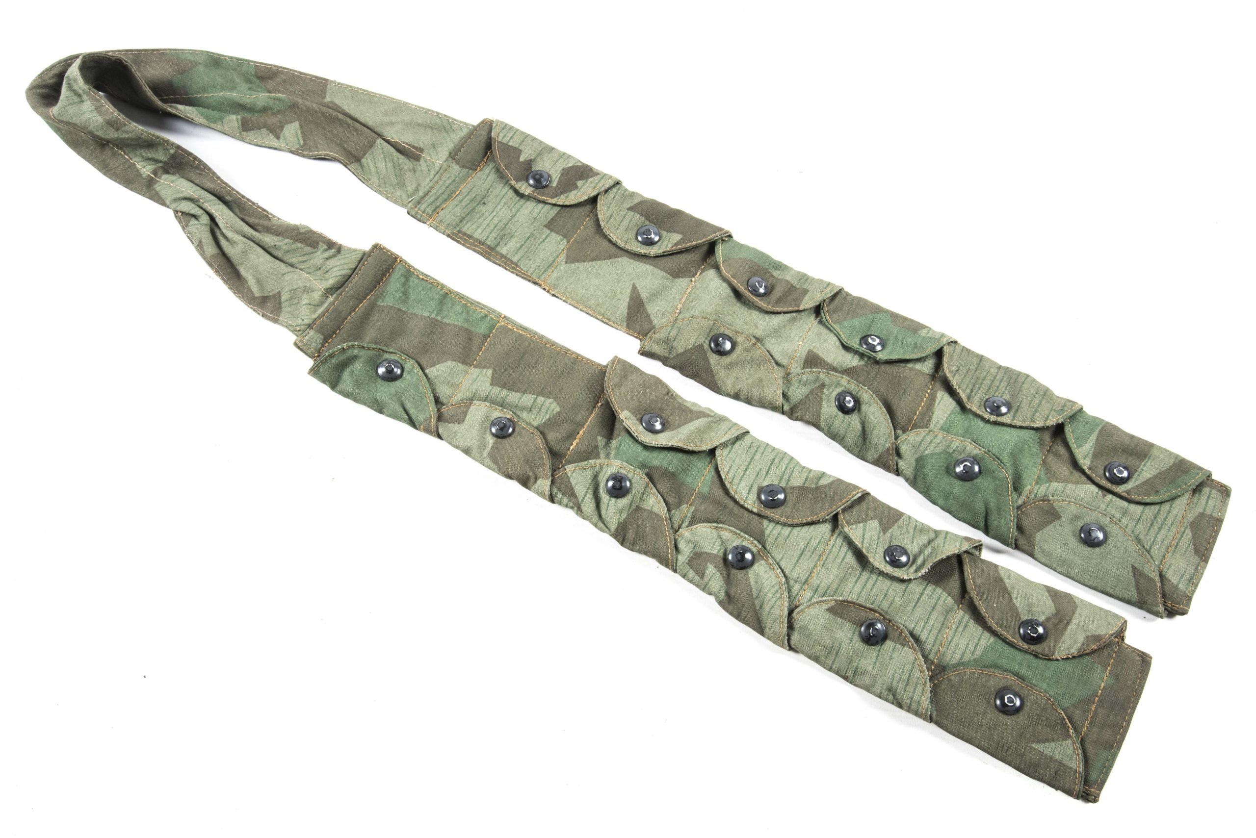 Splitter pattern Fallschirmjäger bandoleer marked 0/0510/0052 1943