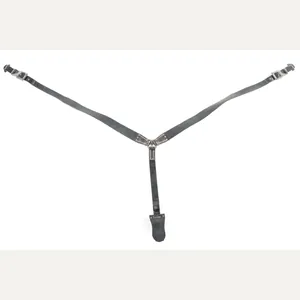 Black lightweight Y-strap marked Sachs & Deisselberg Hamburg 1942