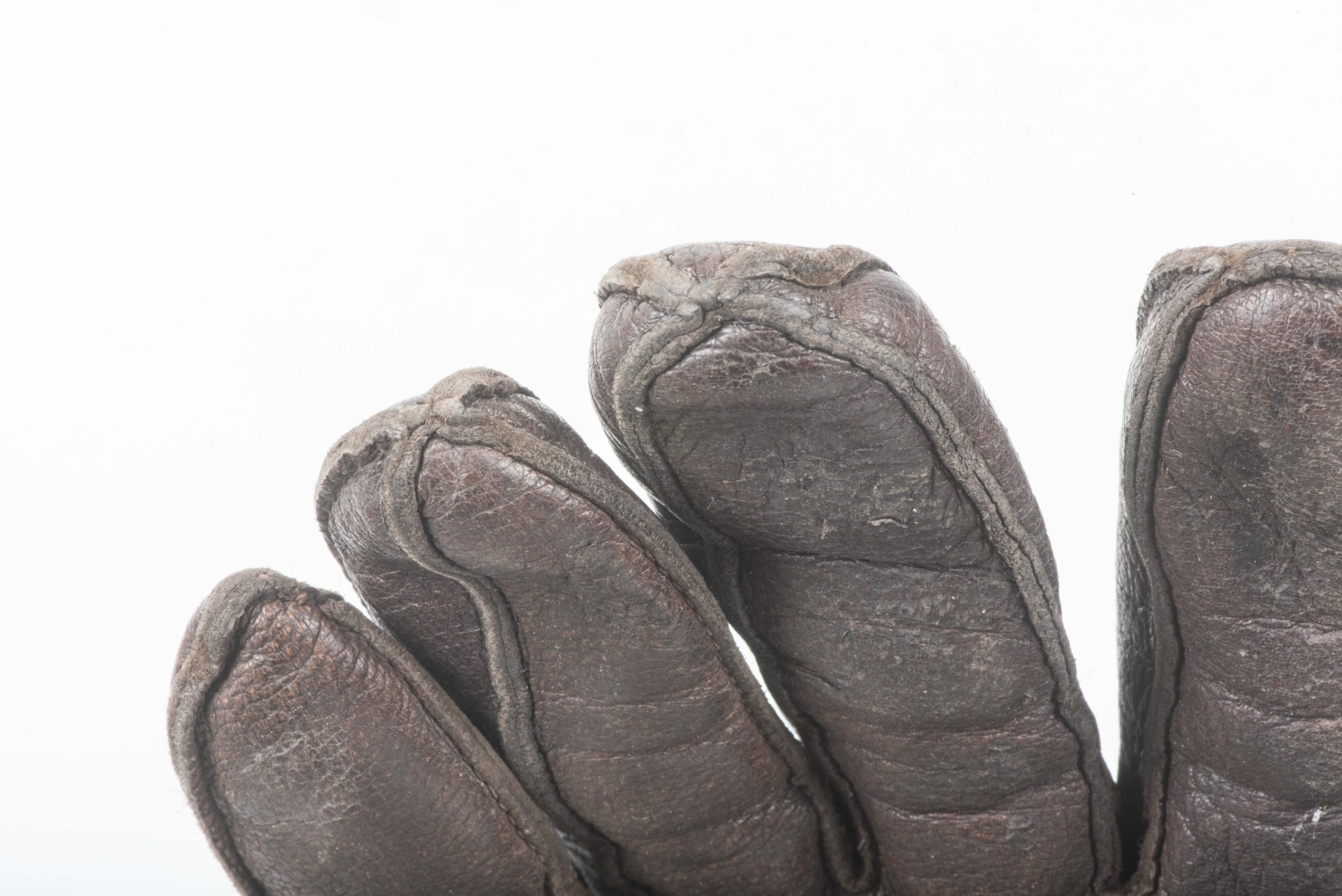 Rare brown leather lined Fallschirmjäger gloves — image 10