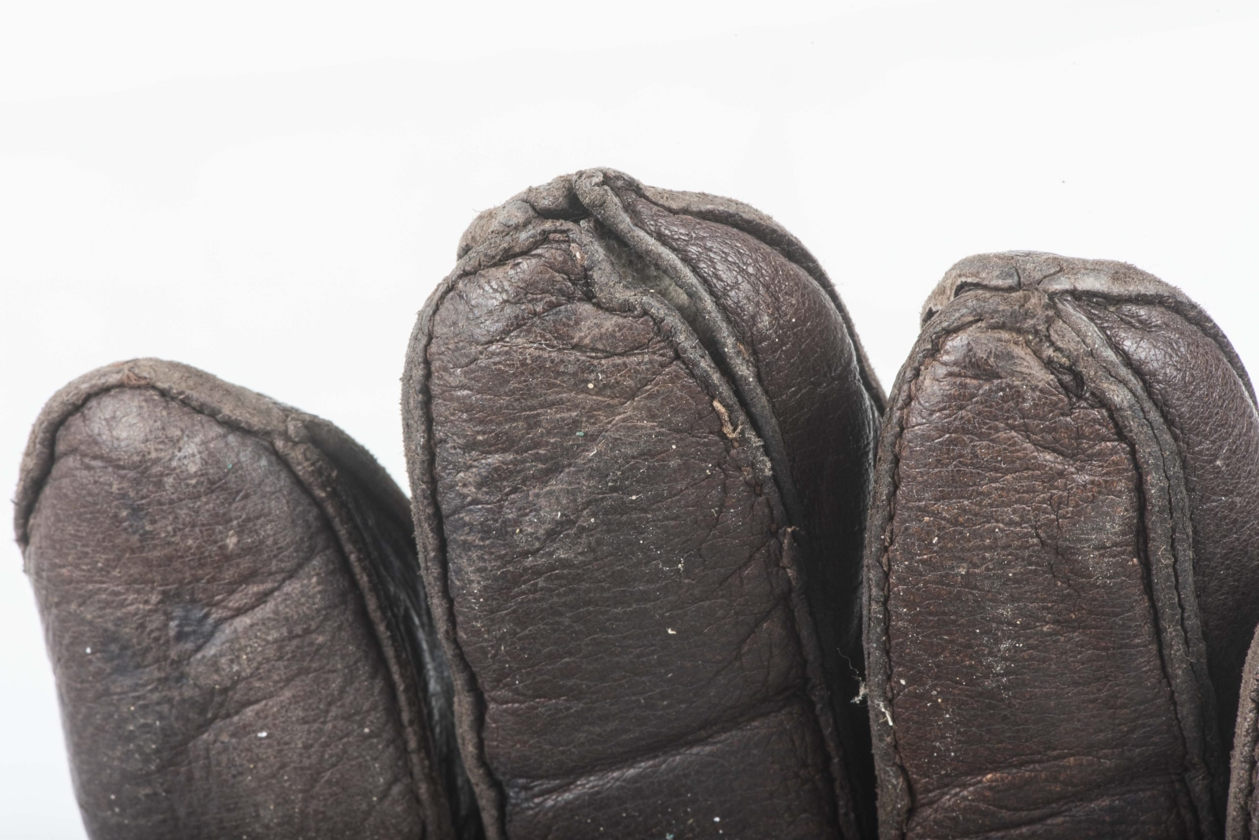 Rare brown leather lined Fallschirmjäger gloves — image 4