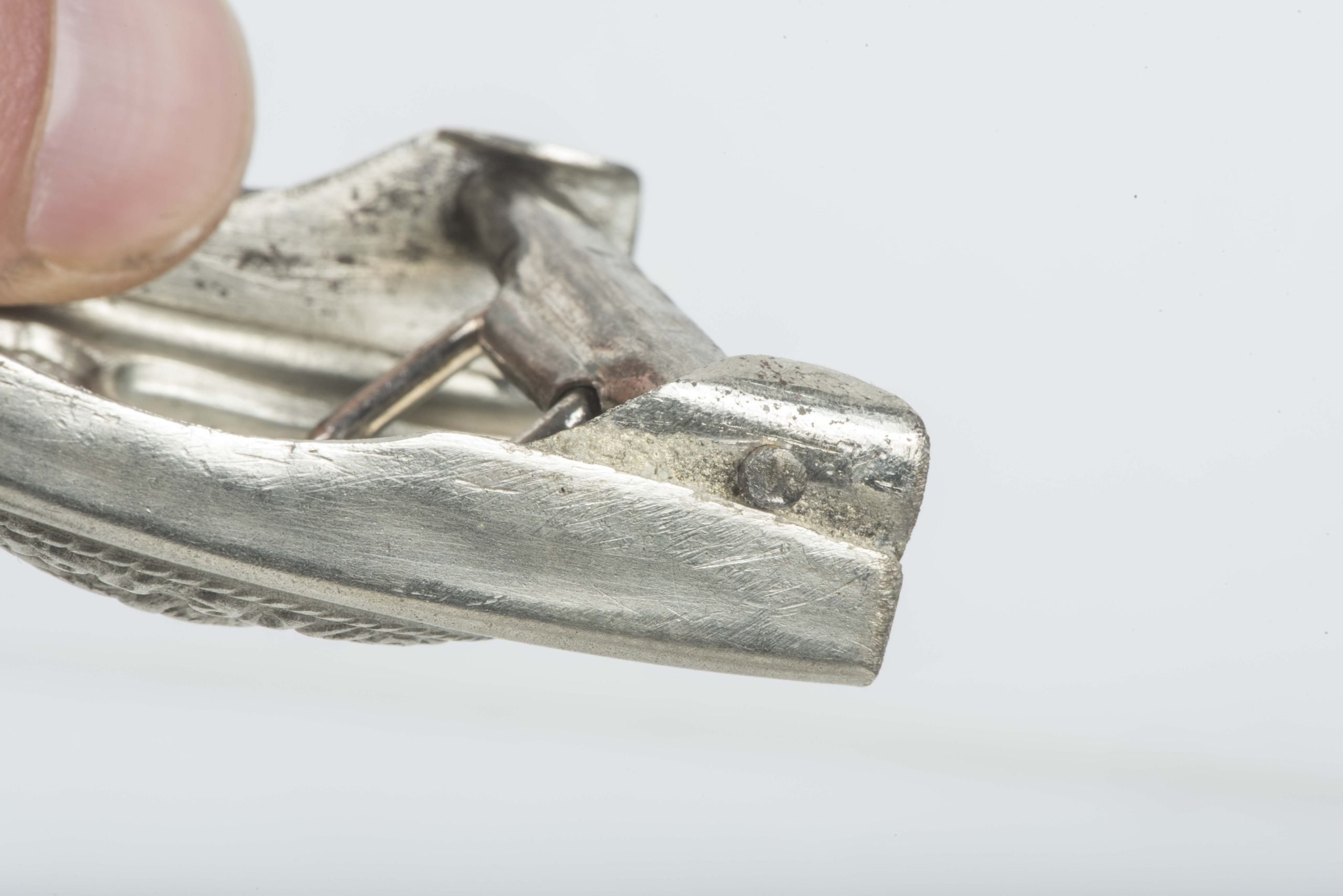 Repaired Waffen-SS EM/NCO belt buckle 'Fat Eagle' — image 5