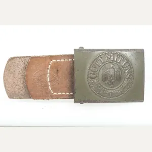 Tabbed steel Heer belt buckle marked C.W. Motz & Co. …