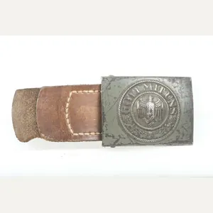 Tabbed Steel Heer belt buckle marked Jul. Kremp Lüdenscheid 1941 …