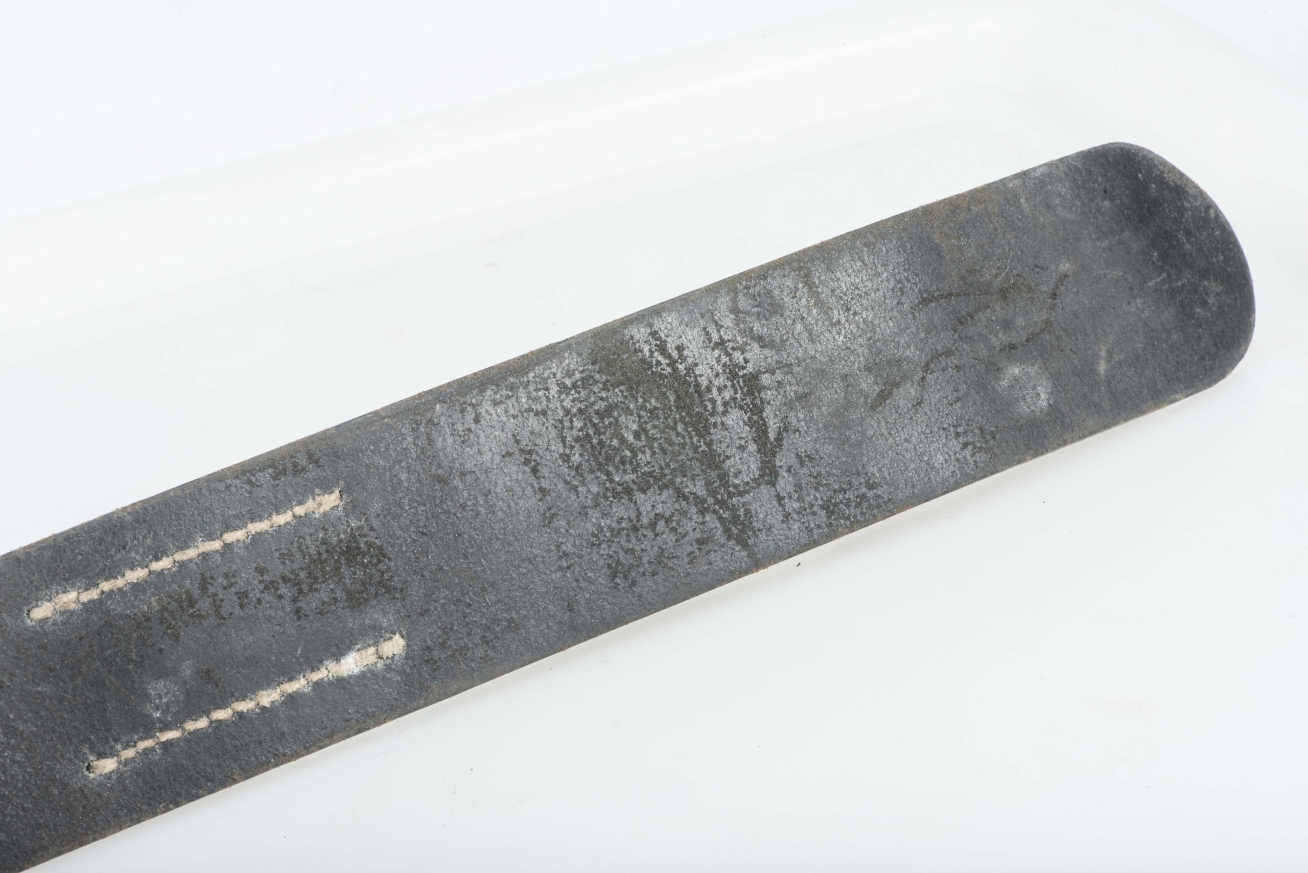 Leather equipment belt marked Aachen 1943 size 100 — image 7