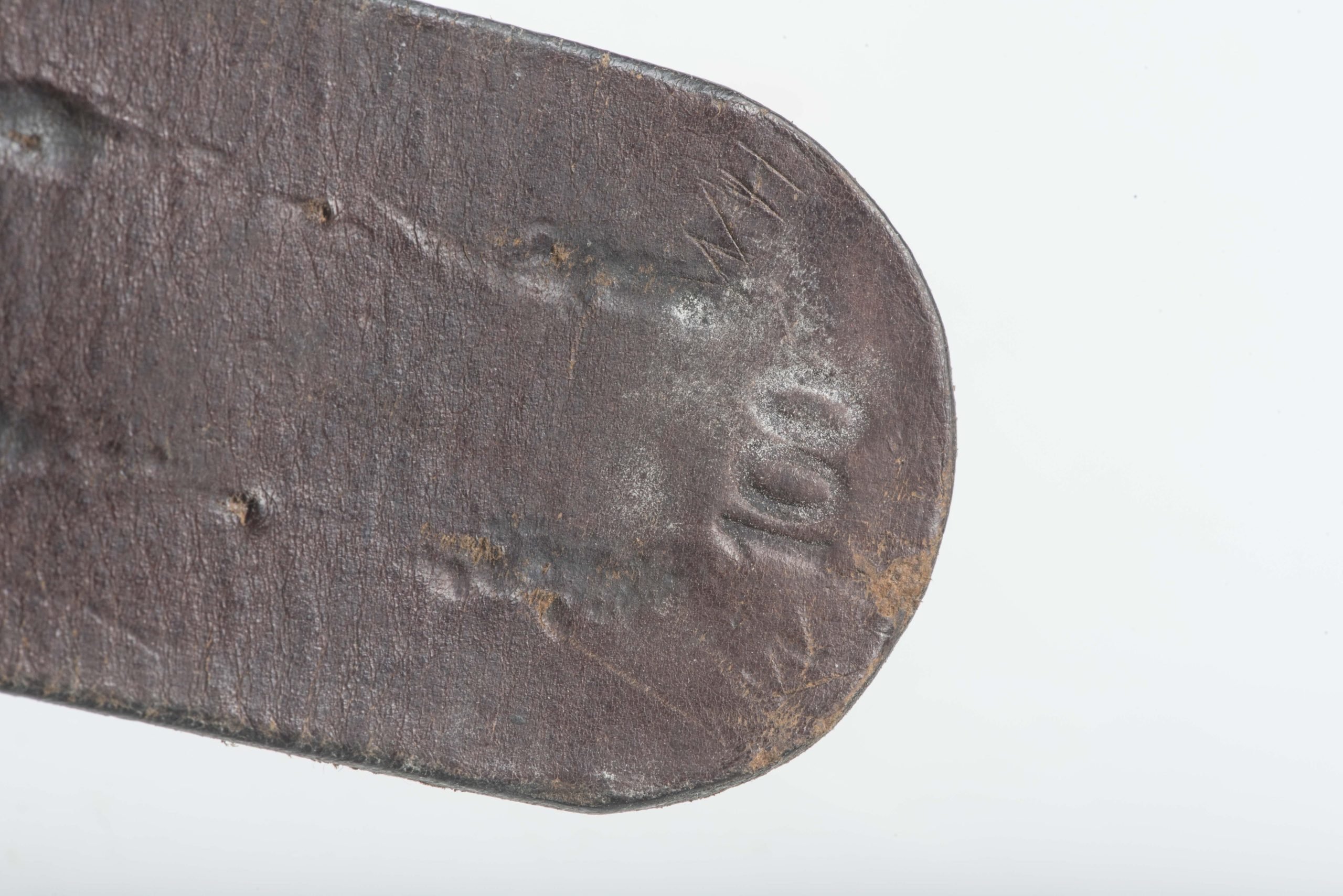 Leather equipment belt marked Aachen 1943 size 100 — image 9