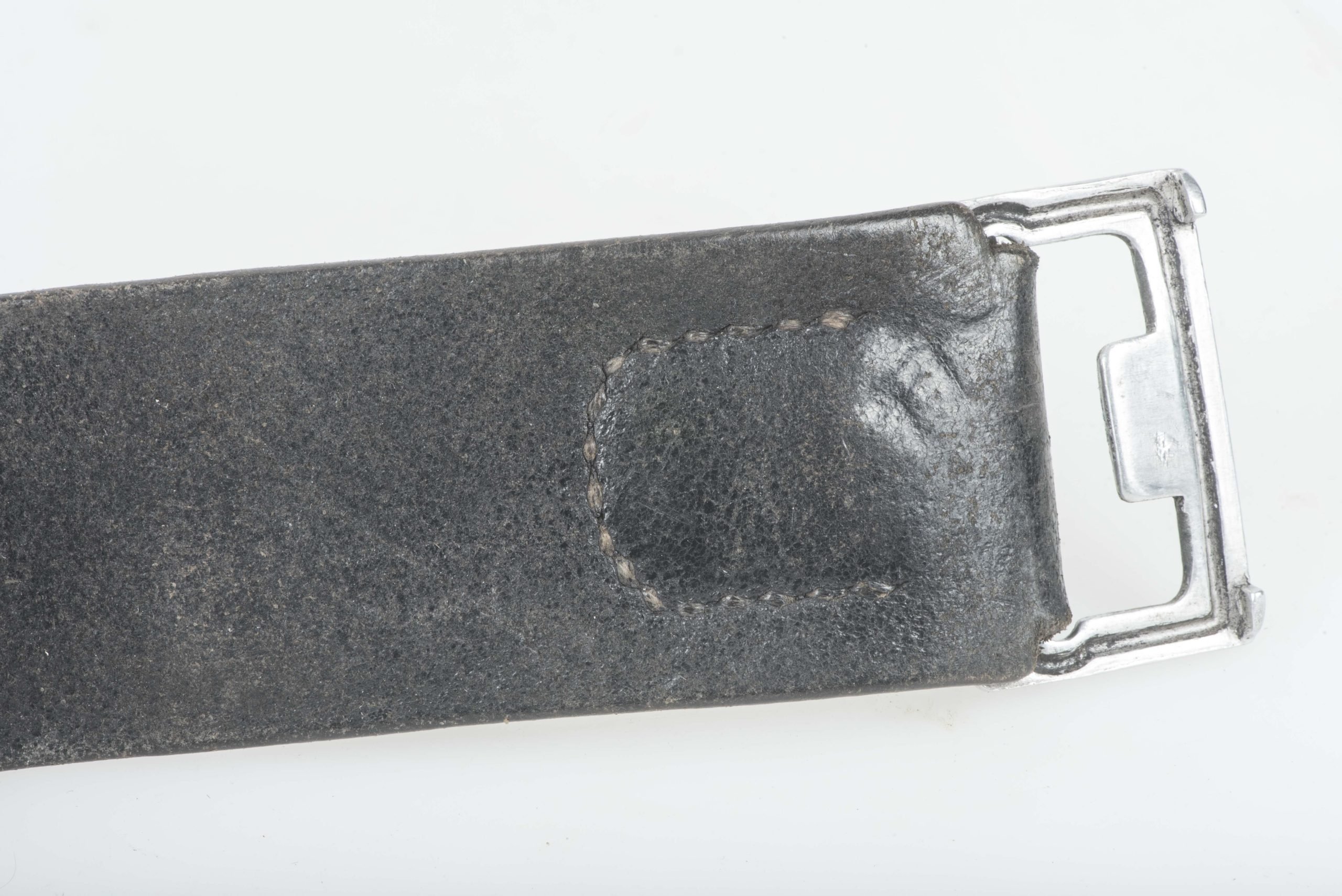 Polizei leather equipment belt marked ATH — image 4