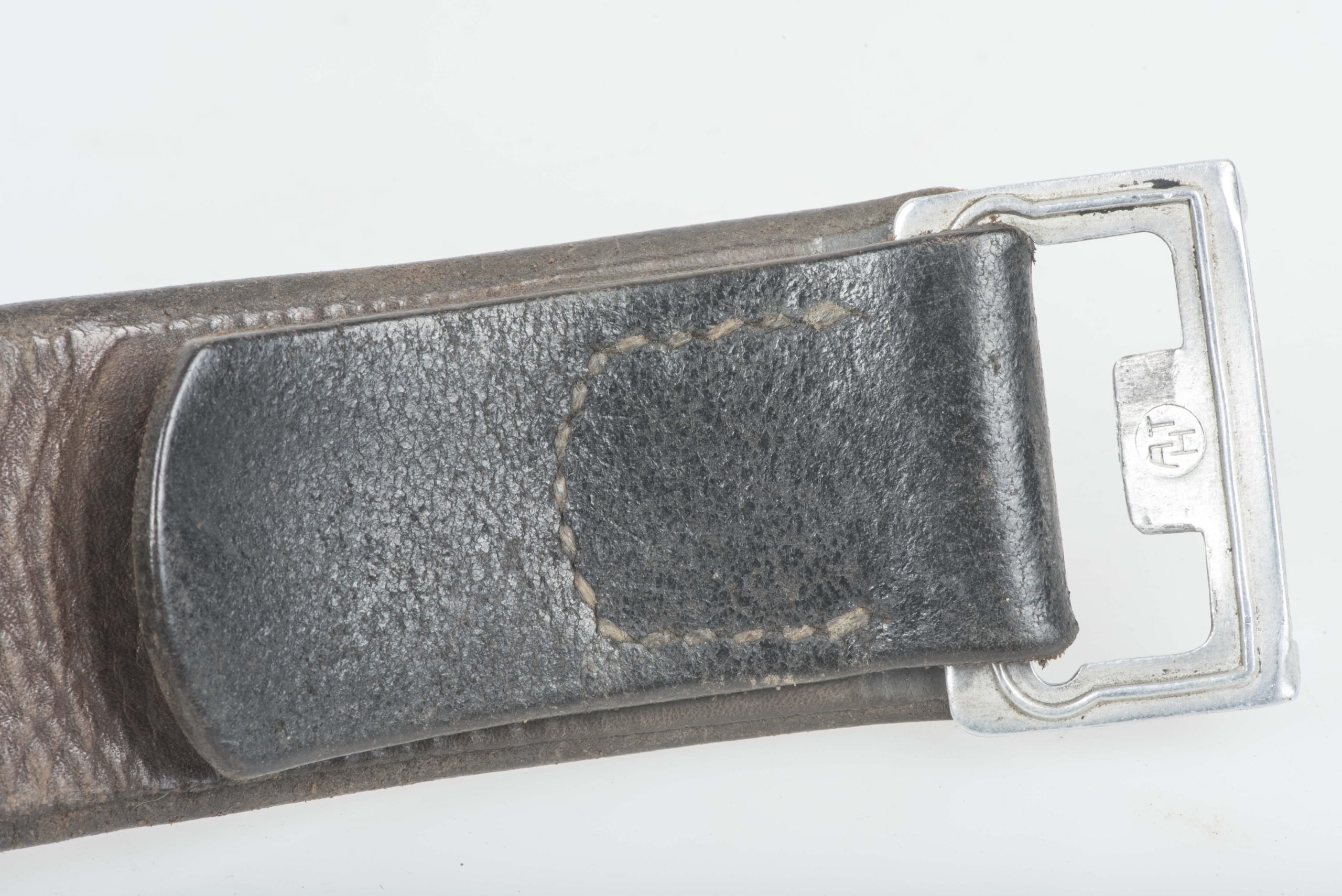 Polizei leather equipment belt marked ATH — image 5