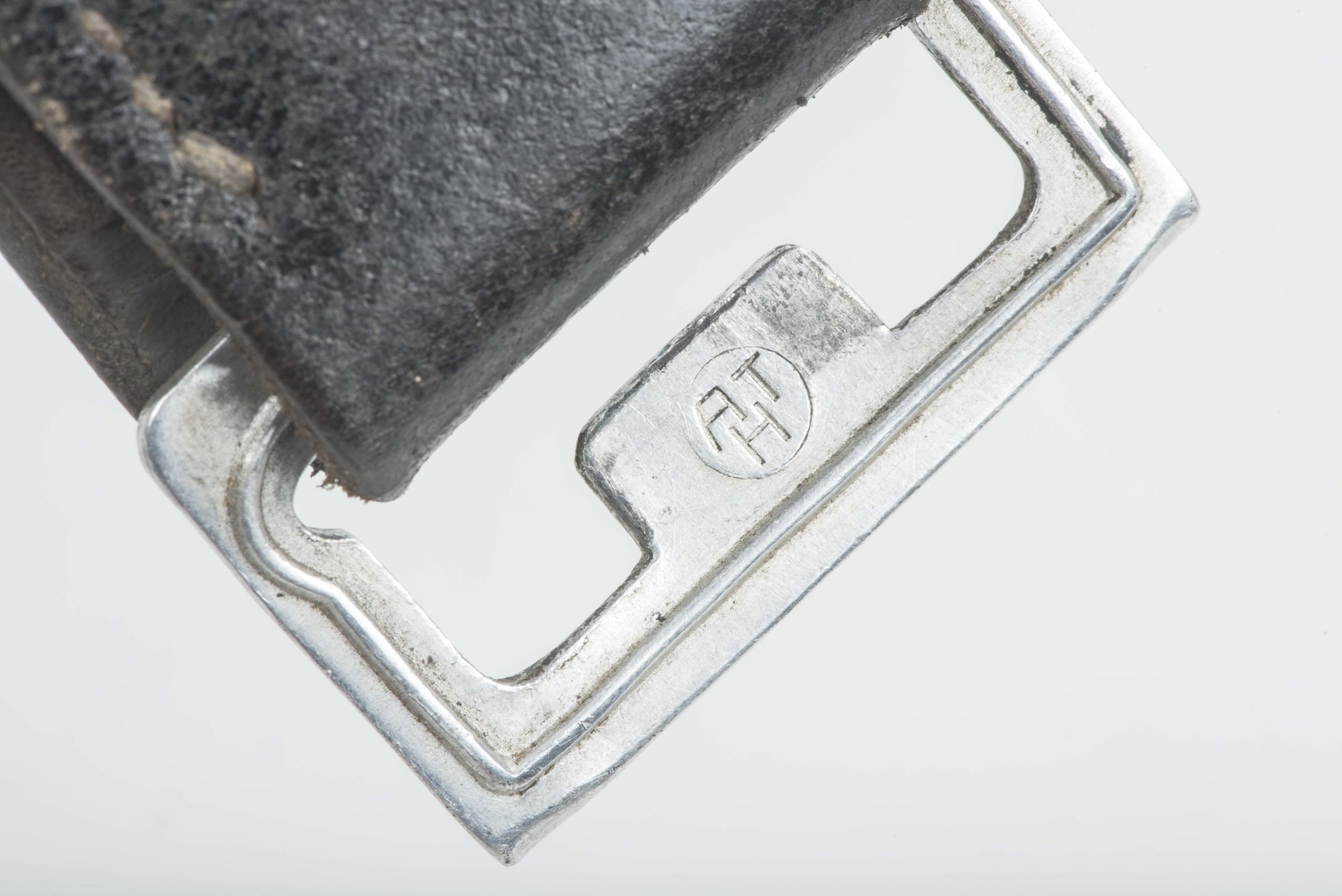 Polizei leather equipment belt marked ATH — image 6