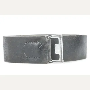 Polizei leather equipment belt marked ATH