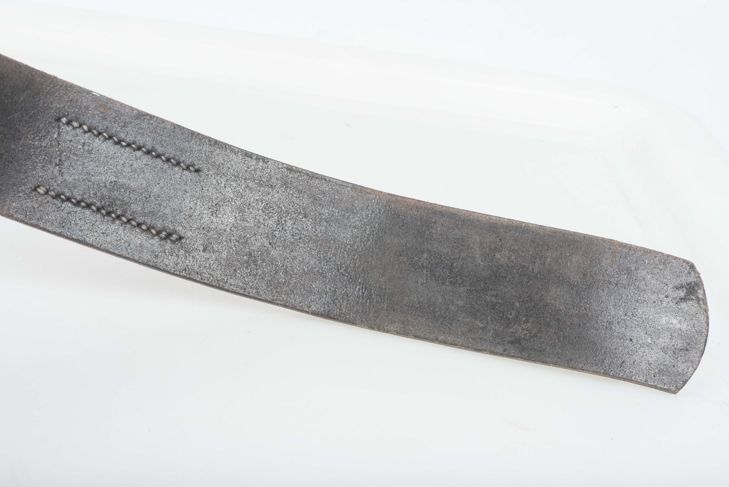 Leather equipment belt marked Otto Koberstein Landsberg a.W. 6 39 size 90 — image 4