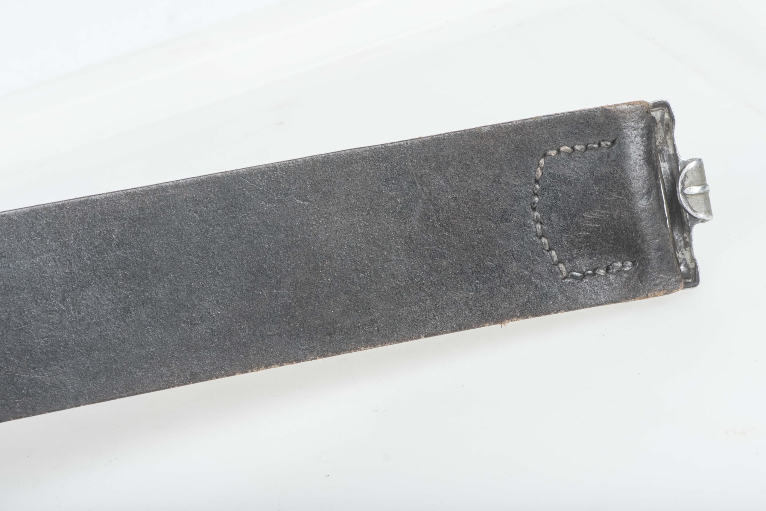 Leather equipment belt marked Otto Koberstein Landsberg a.W. 6 39 size 90 — image 7