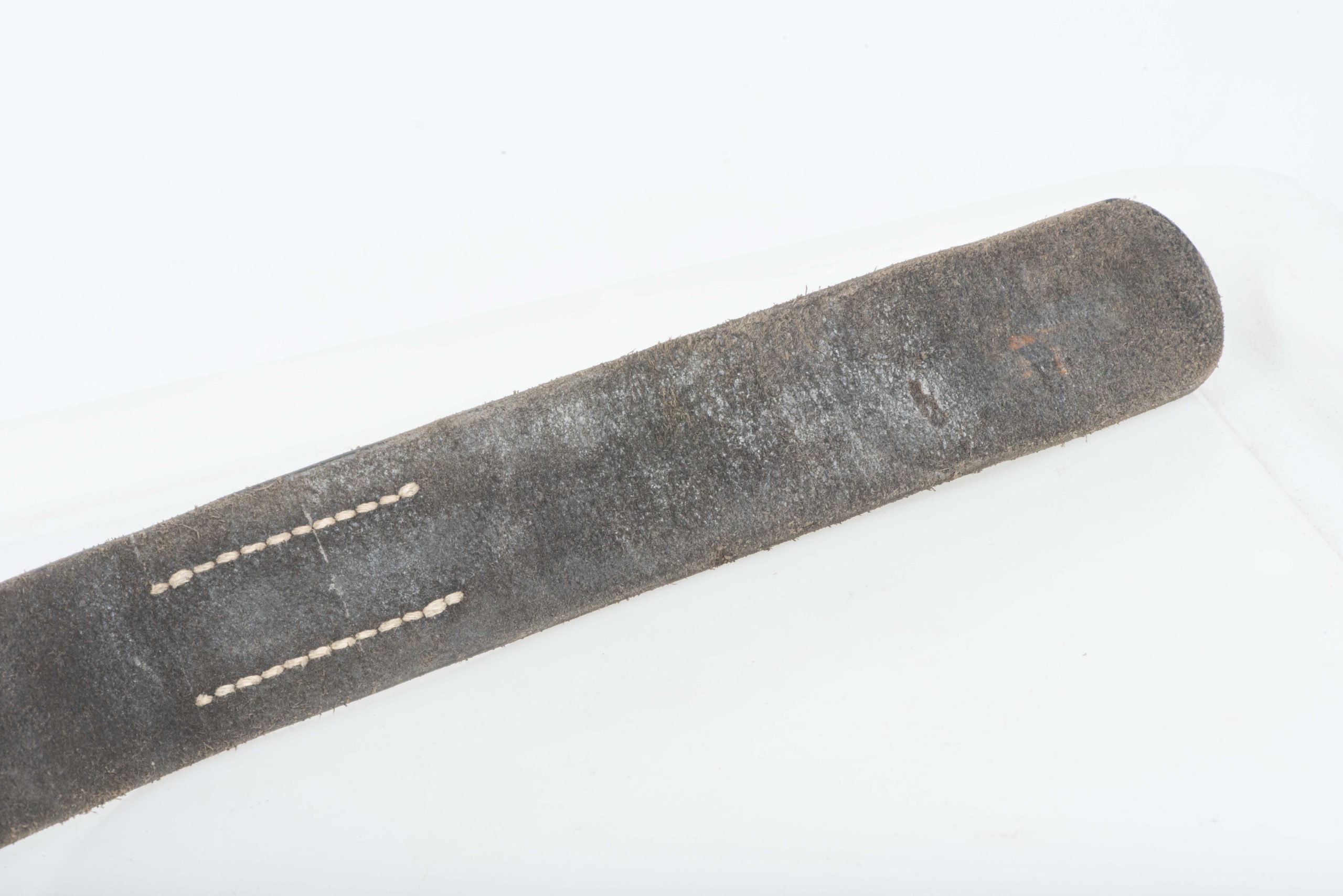 Leather equipment belt marked 0/1250/0011 EZGJ 1943 size 105 — image 6