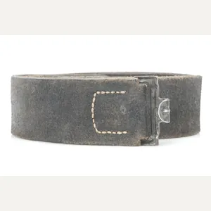 Leather equipment belt marked 0/1250/0011 EZGJ 1943 size 105