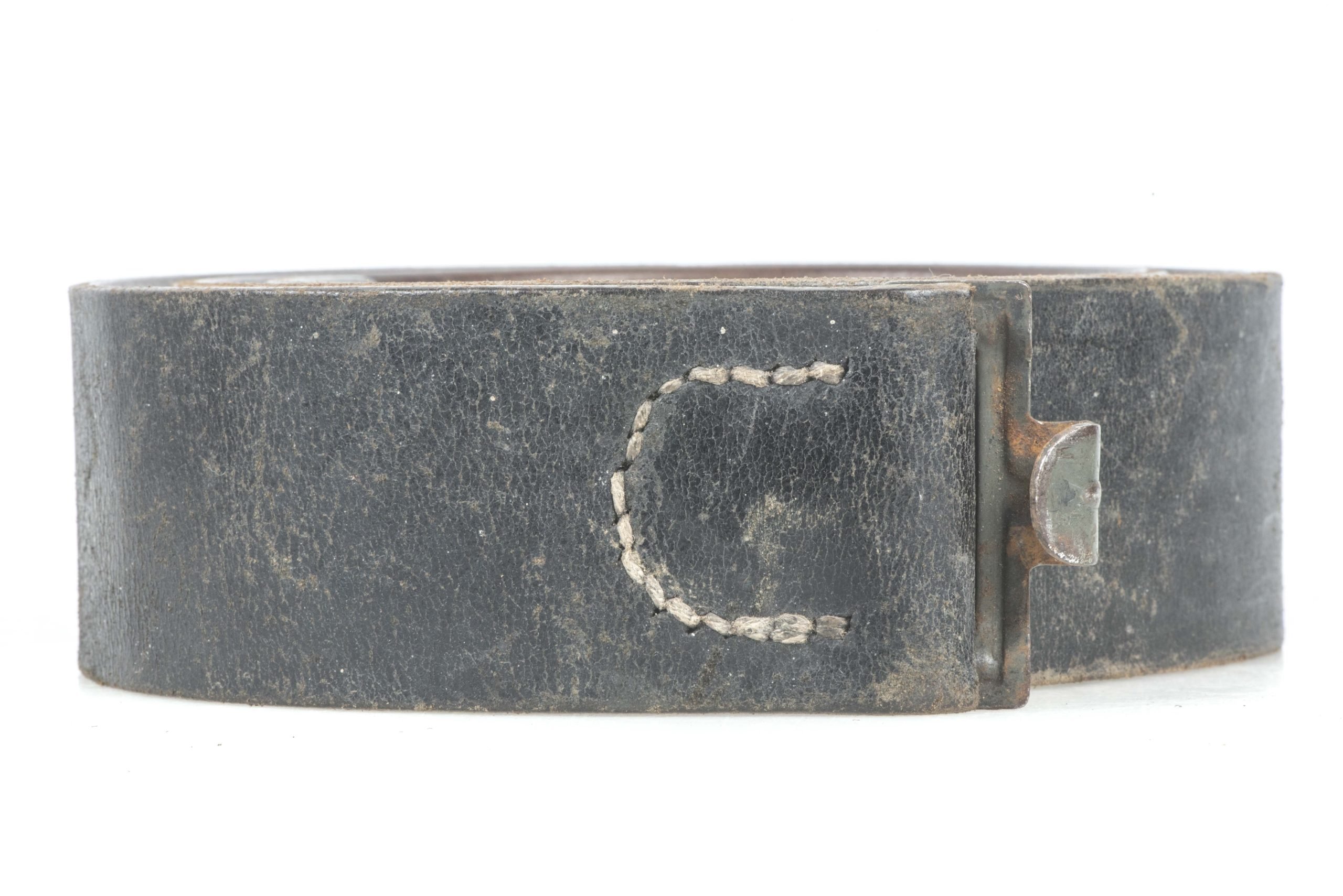 Leather equipment belt marked Franz Brehme Walsrode 1941 size 95