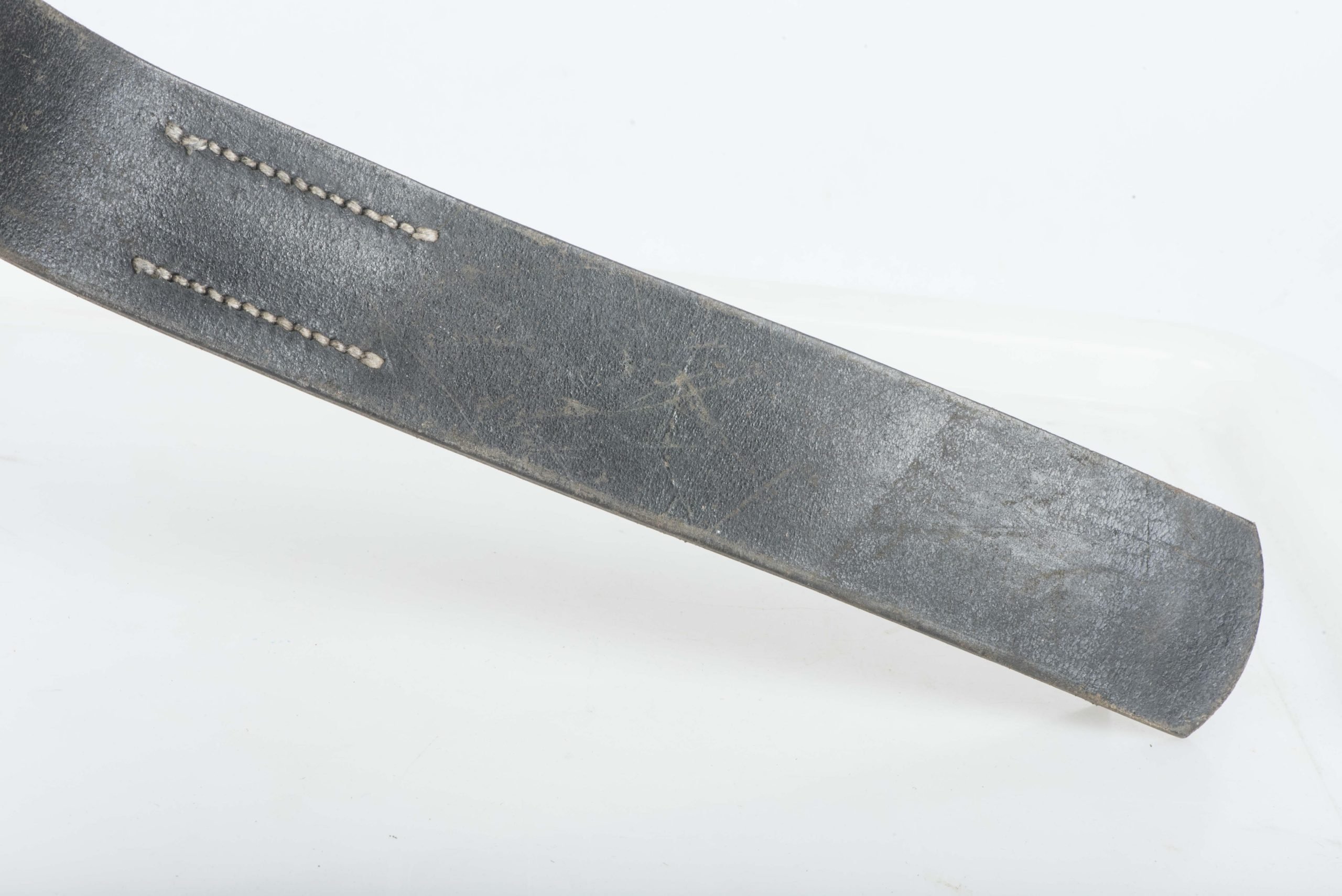 Leather equipment belt marked Franz Brehme Walsrode 1941 size 95 — image 4