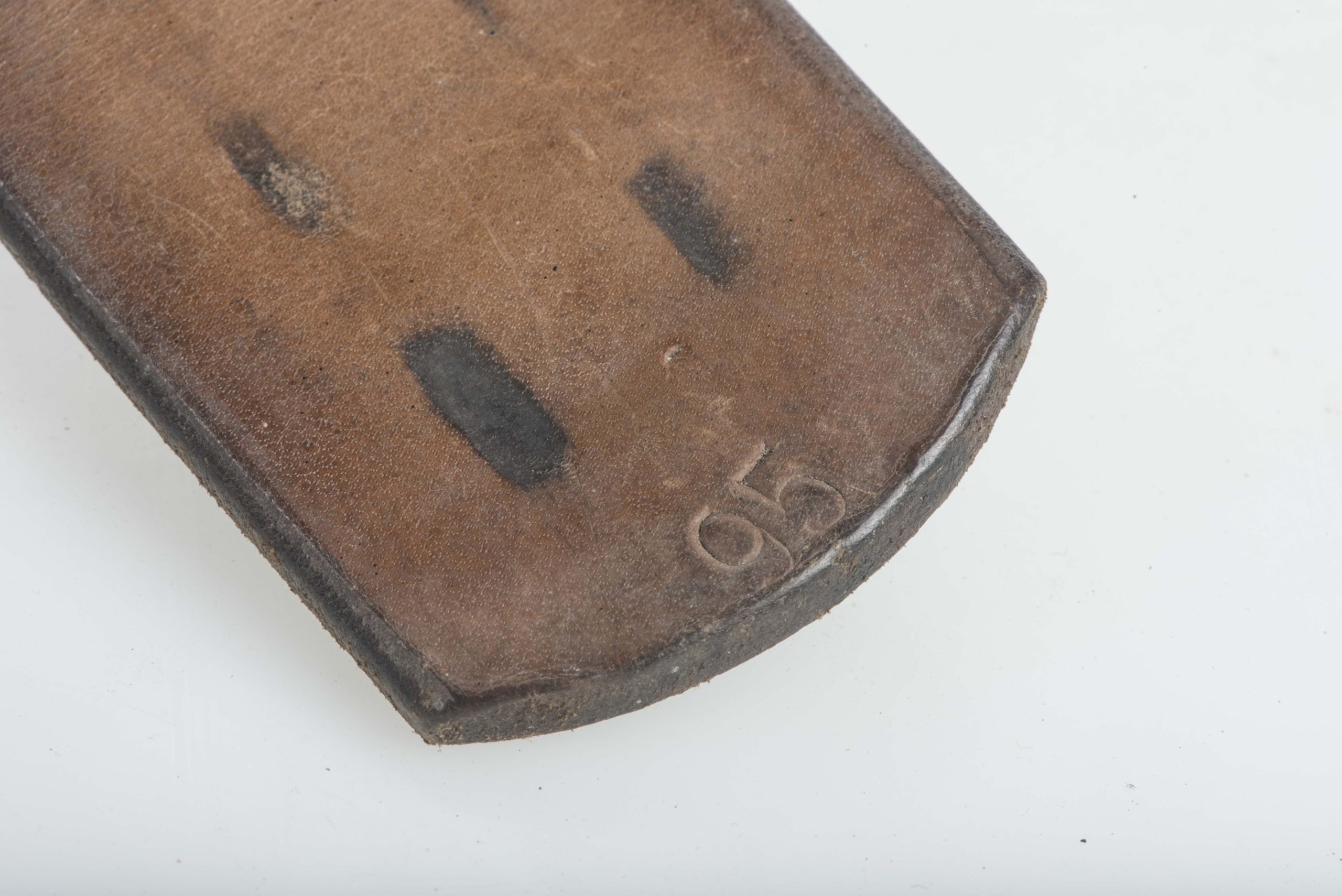 Leather equipment belt marked Franz Brehme Walsrode 1941 size 95 — image 6