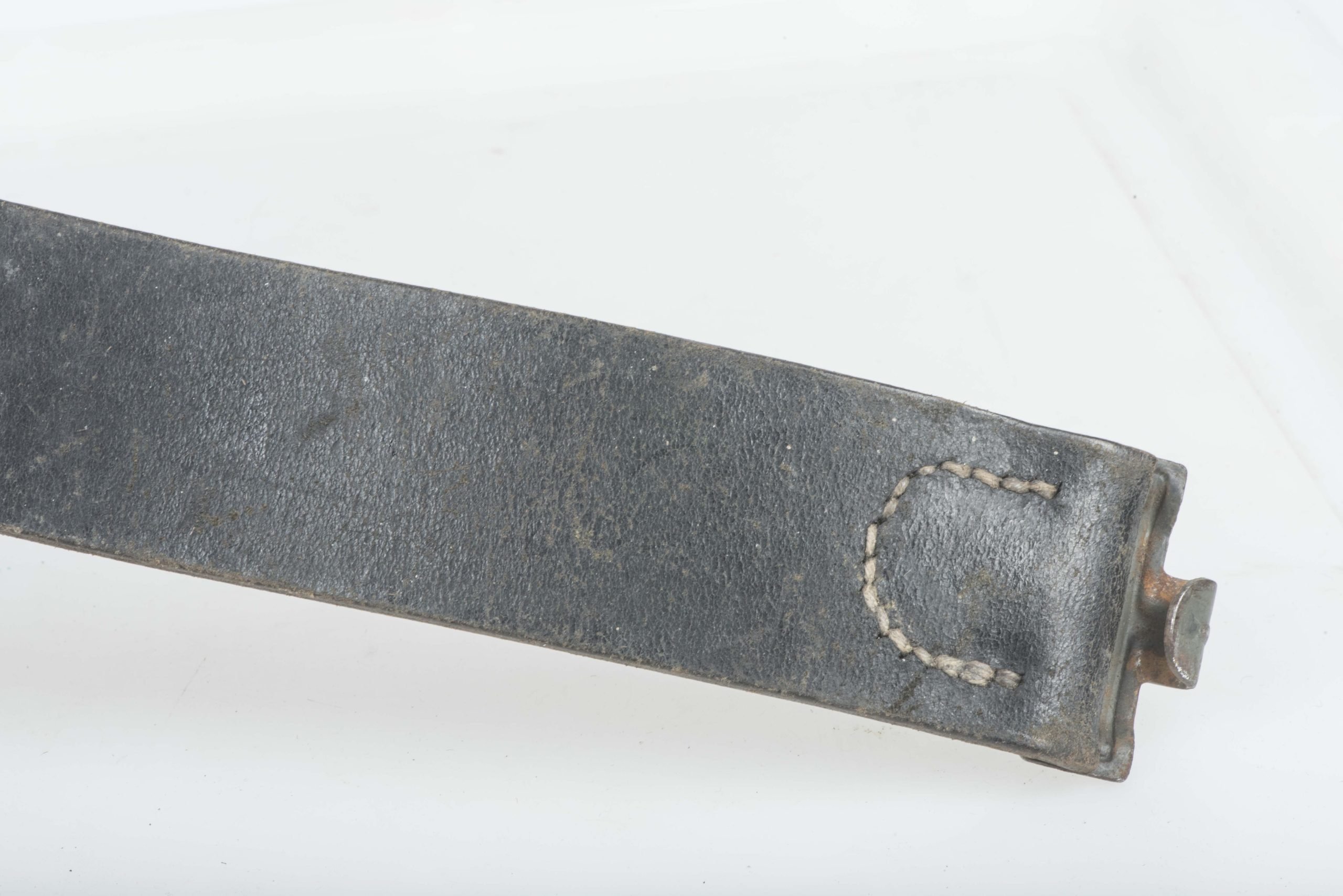 Leather equipment belt marked Franz Brehme Walsrode 1941 size 95 — image 7