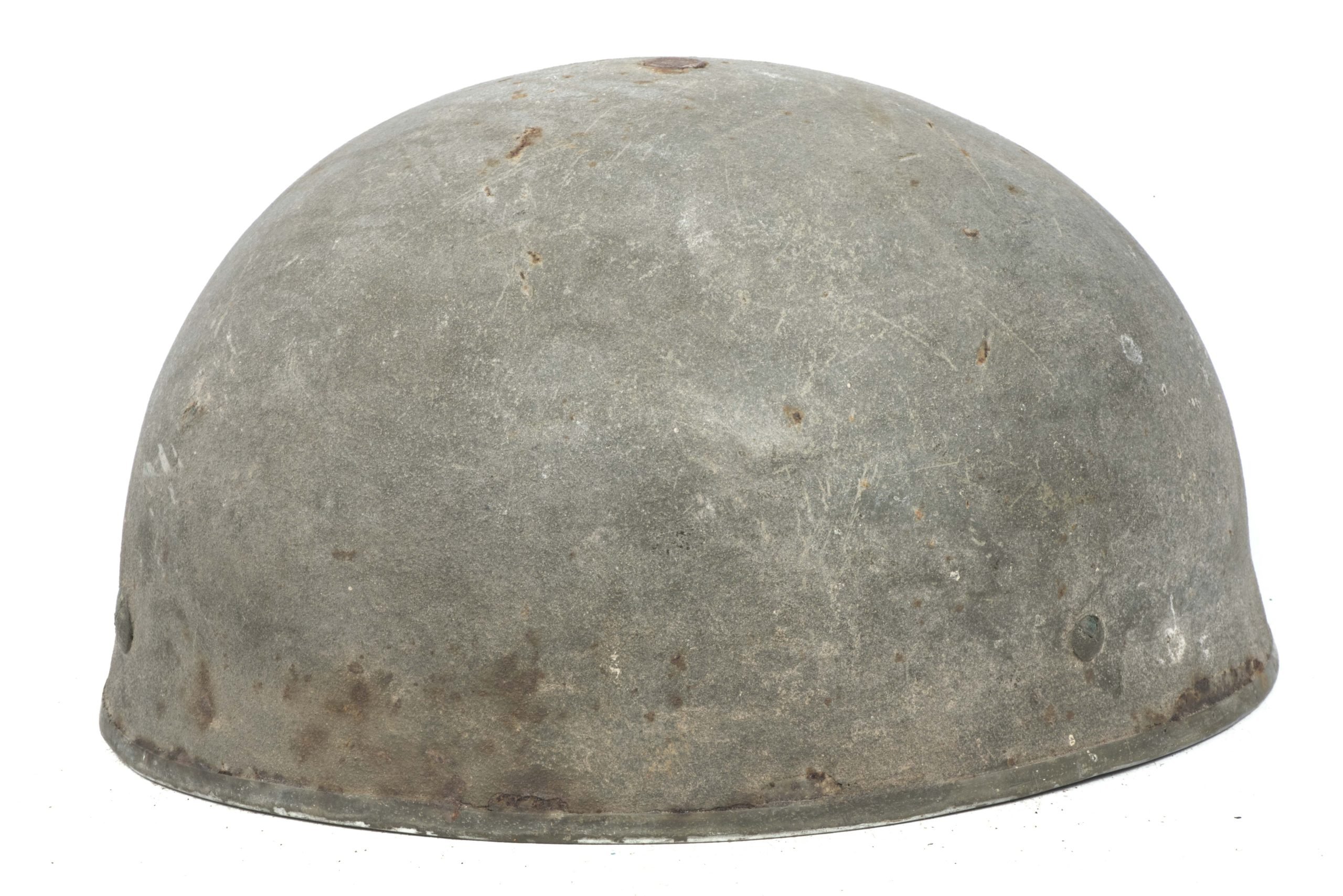 Postwar reissued British paratrooper helmet marked BMB 1944 size 7 3/4