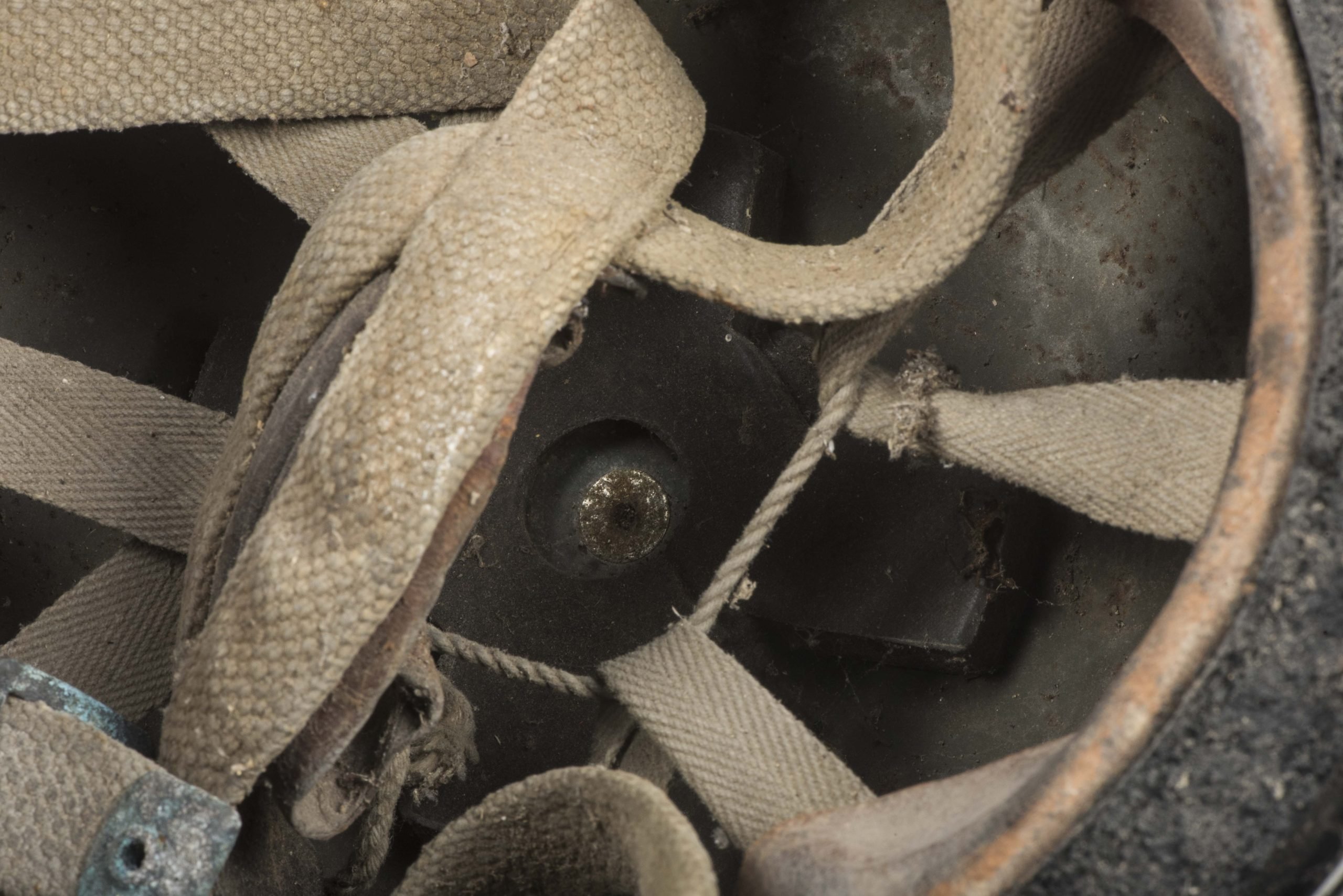 Postwar reissued British paratrooper helmet marked BMB 1944 size 7 3/4 — image 11