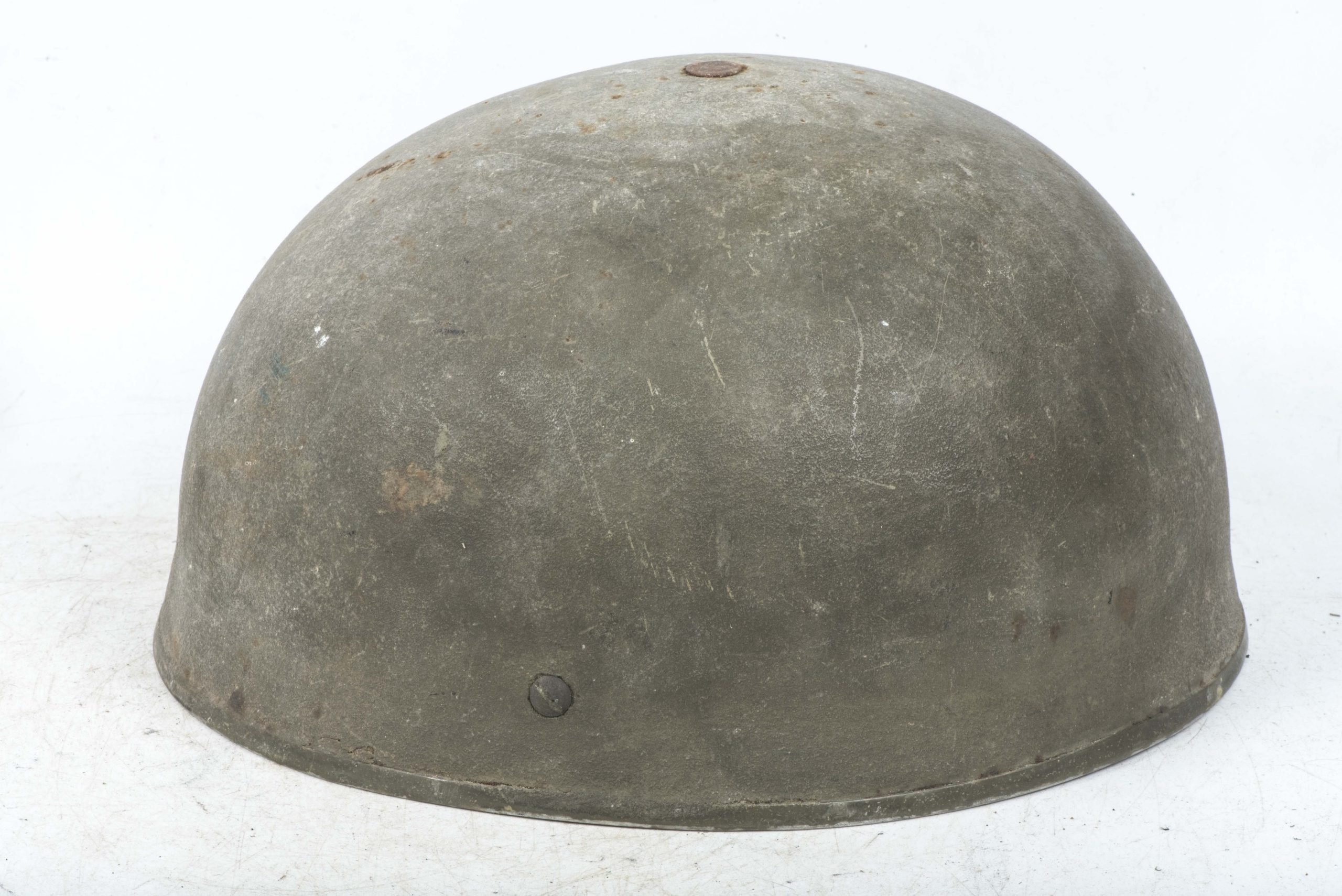 Postwar reissued British paratrooper helmet marked BMB 1944 size 7 3/4 — image 3