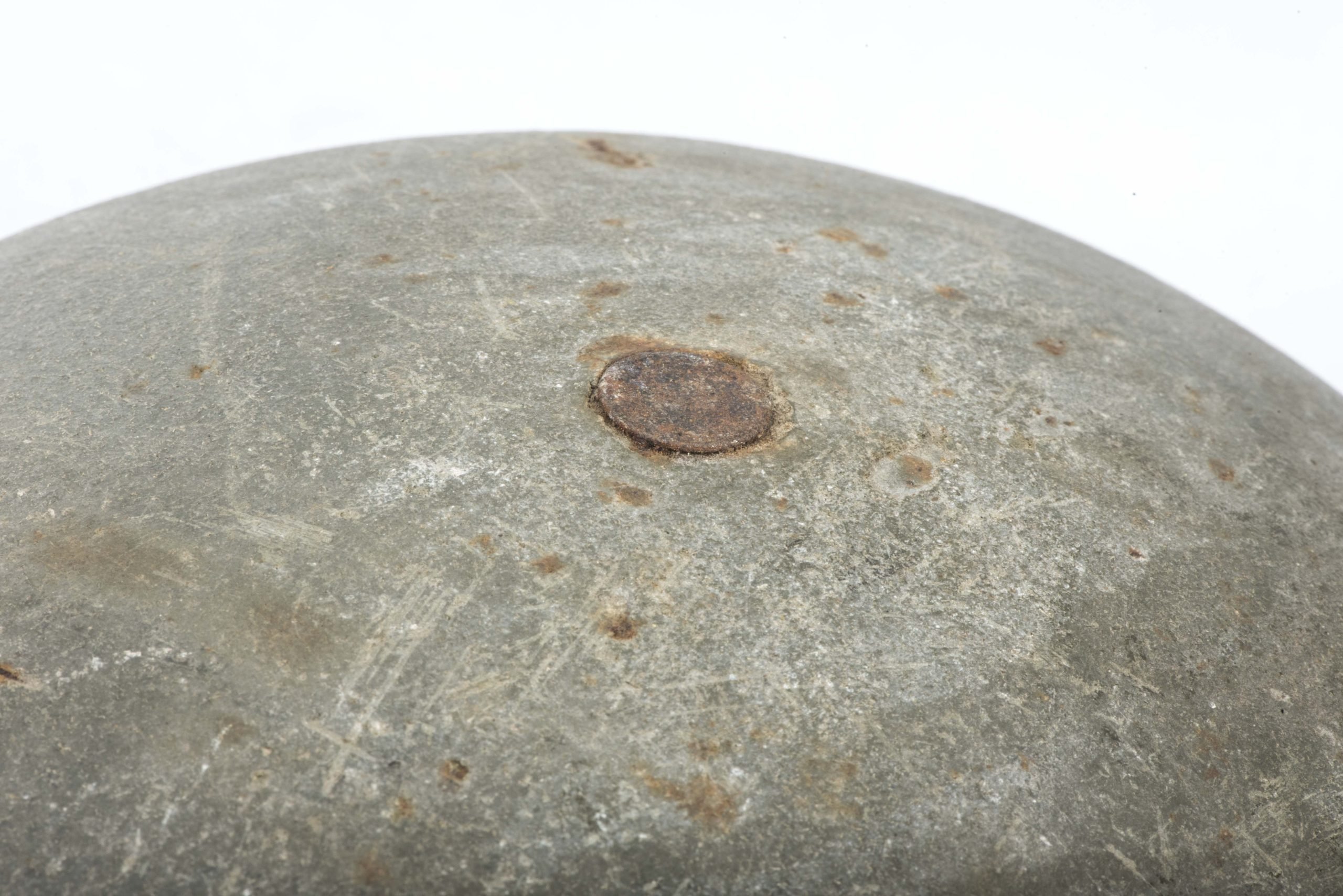 Postwar reissued British paratrooper helmet marked BMB 1944 size 7 3/4 — image 4