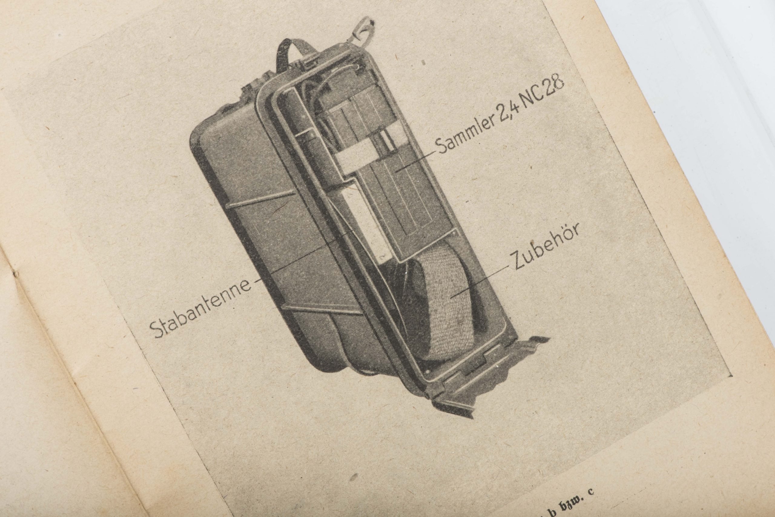 Merkblatt D 998/5 zur Bedienung der Feldfunksprecher b und C — image 11