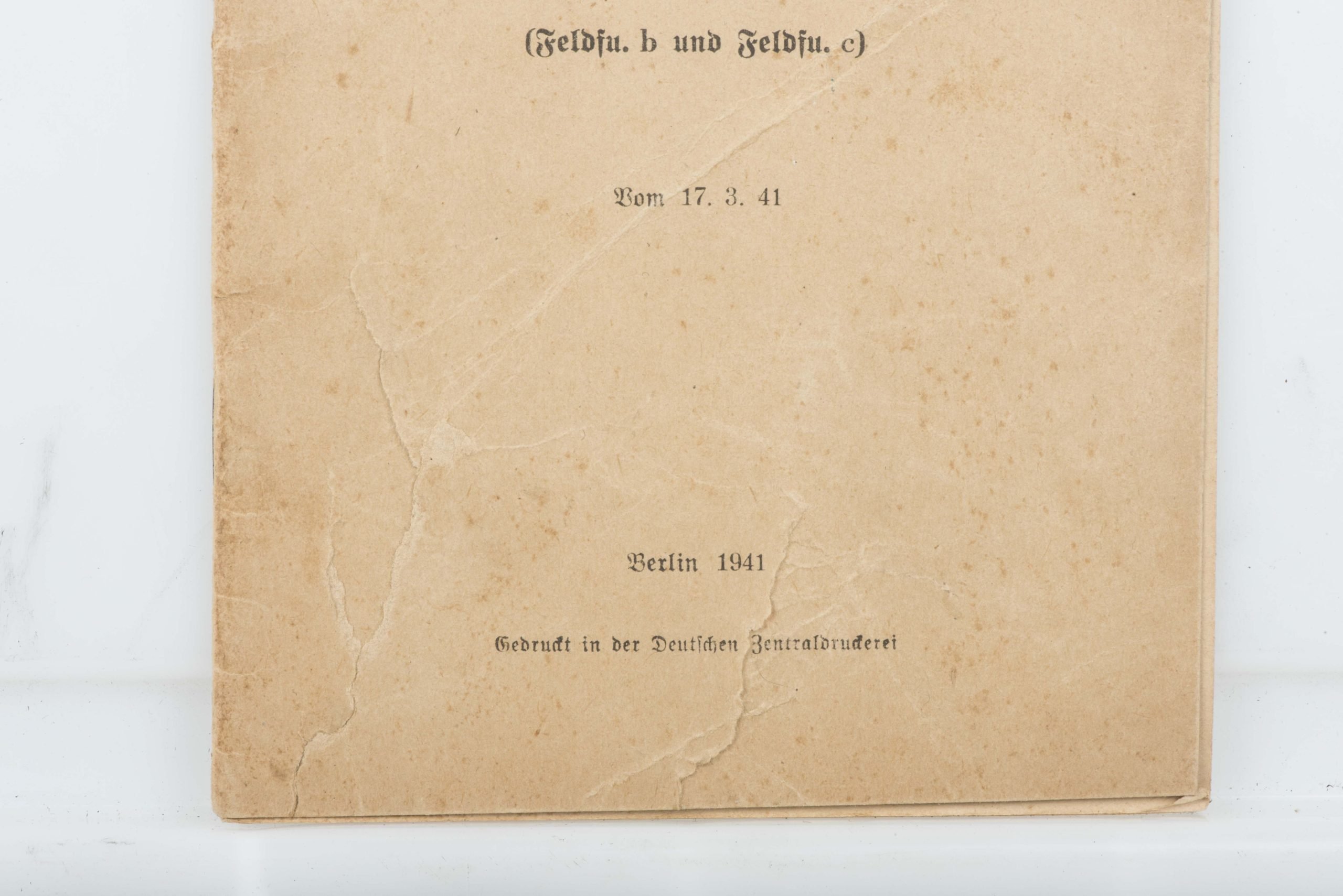 Merkblatt D 998/5 zur Bedienung der Feldfunksprecher b und C — image 3