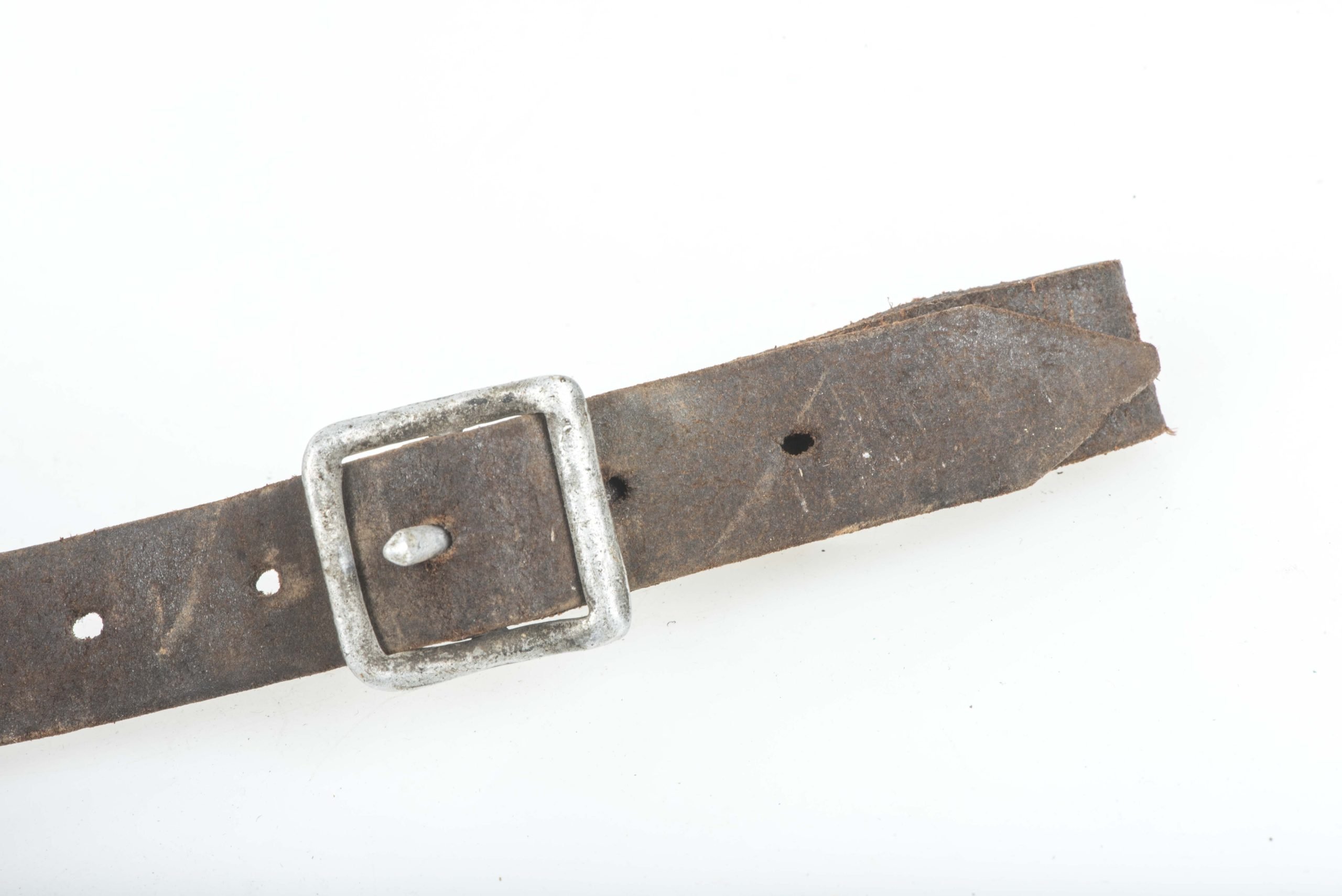 Pre war helmet chinstrap marked LBA — image 4