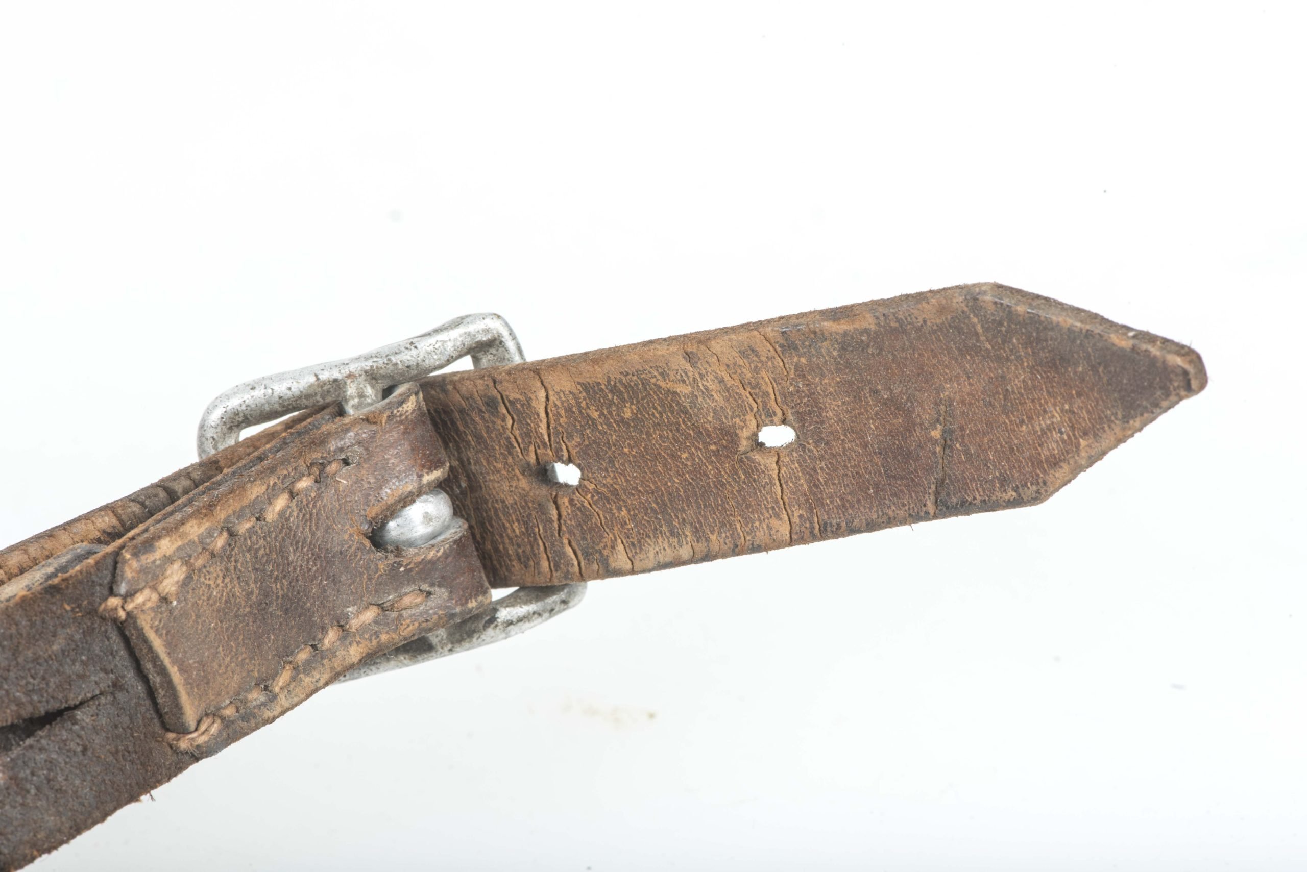 Pre war helmet chinstrap marked LBA — image 5