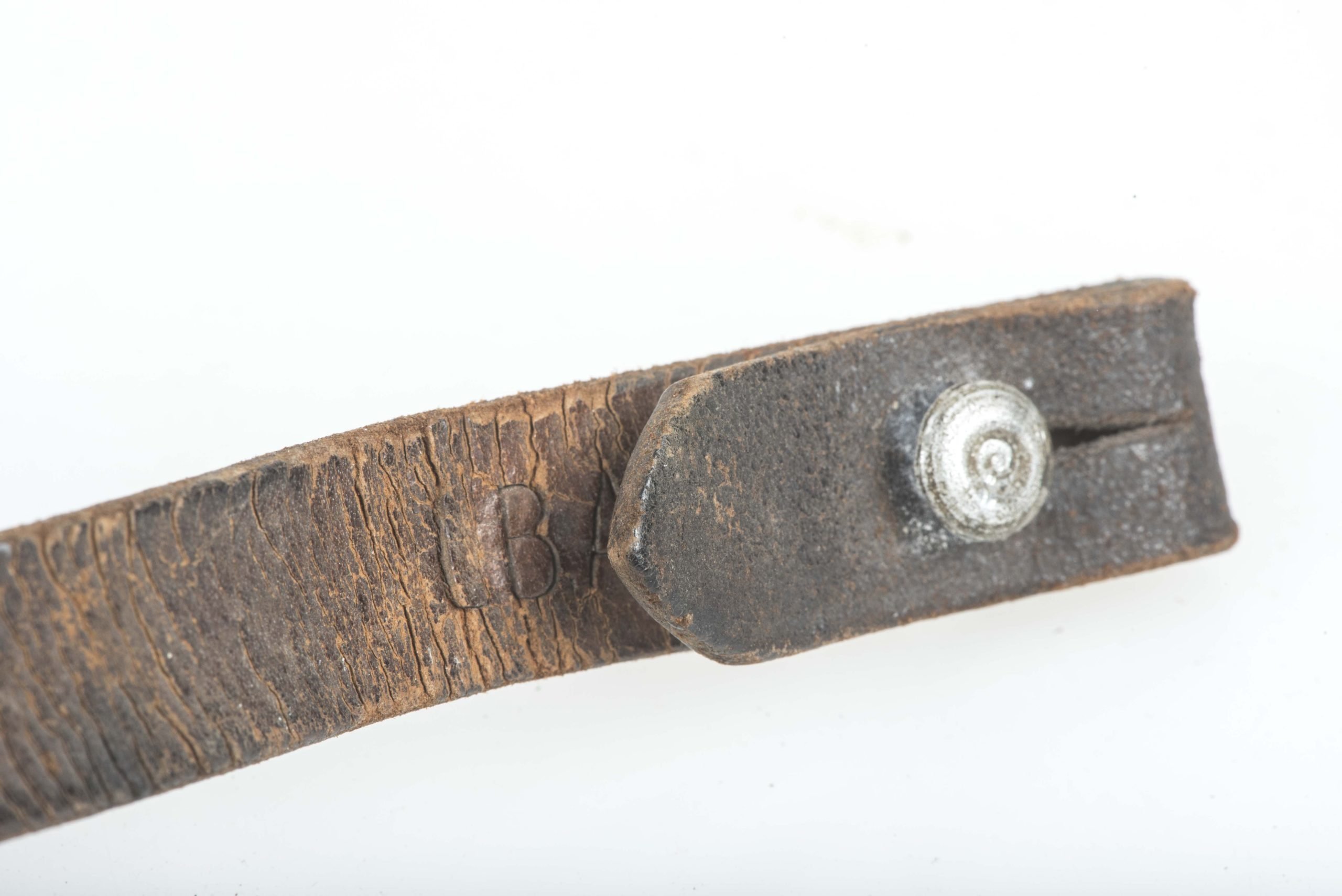 Pre war helmet chinstrap marked LBA — image 6