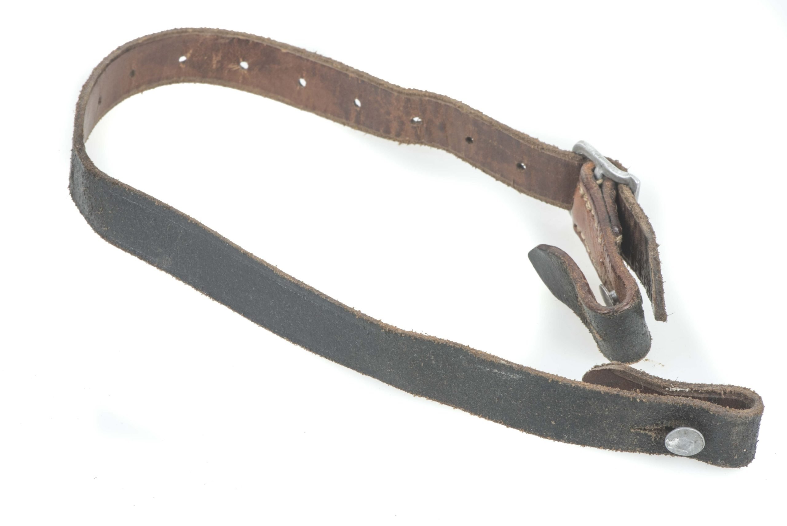 Pre war helmet chinstrap marked Otto Gehrkens Pinneberg — image 2