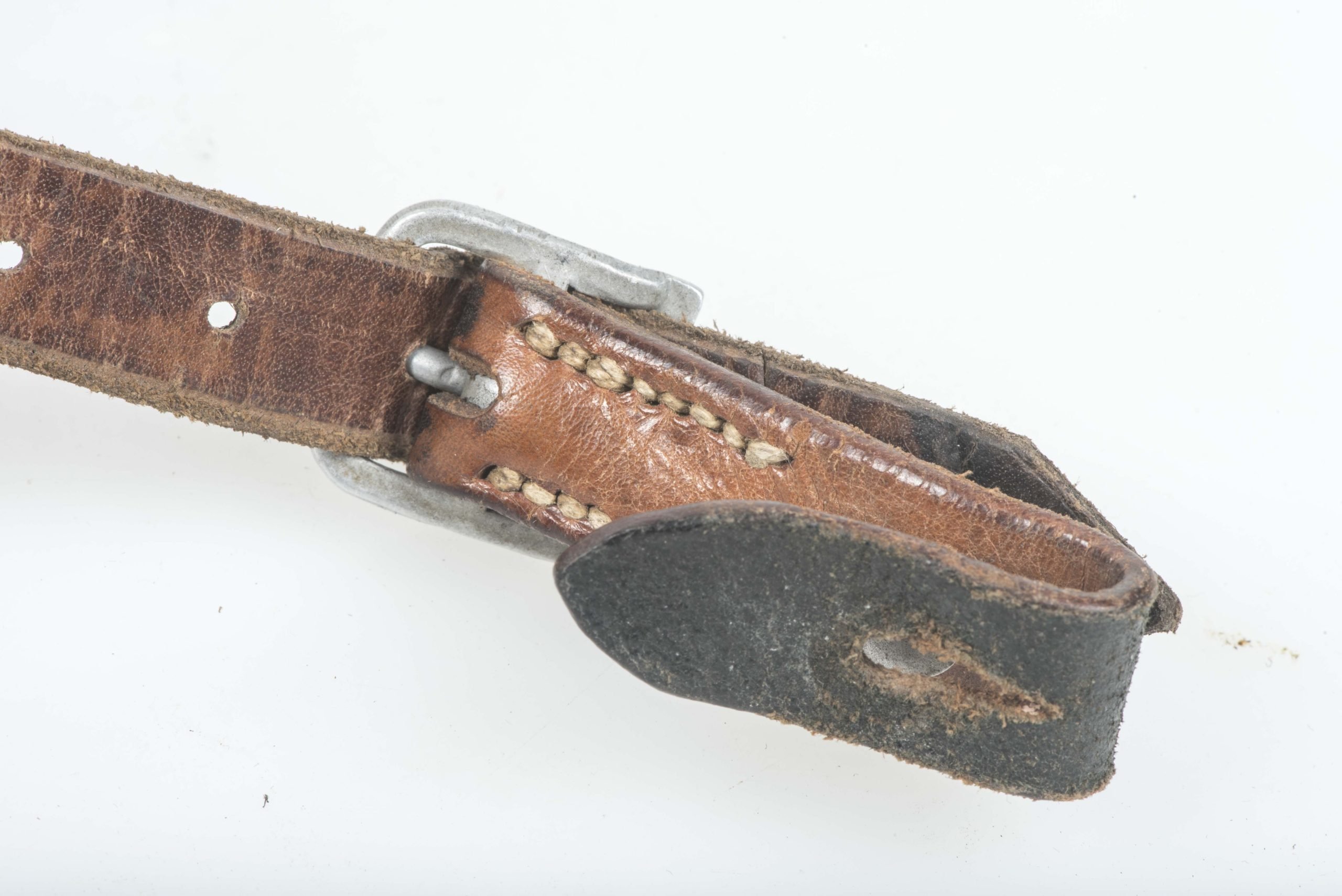 Pre war helmet chinstrap marked Otto Gehrkens Pinneberg — image 4