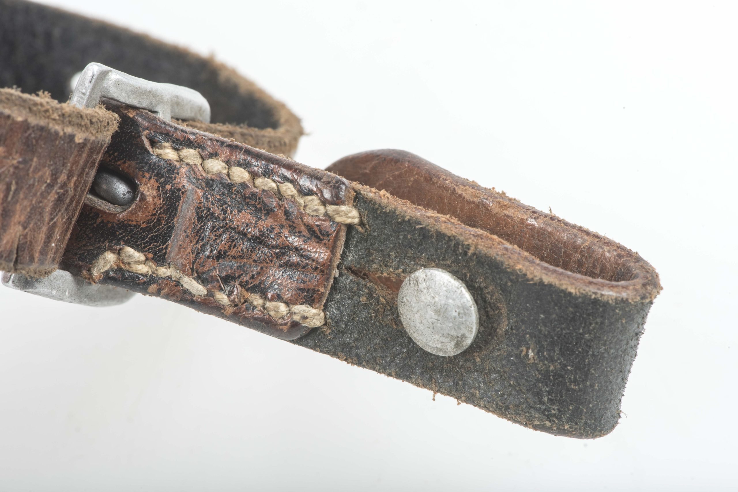 Pre war helmet chinstrap marked Otto Gehrkens Pinneberg — image 8