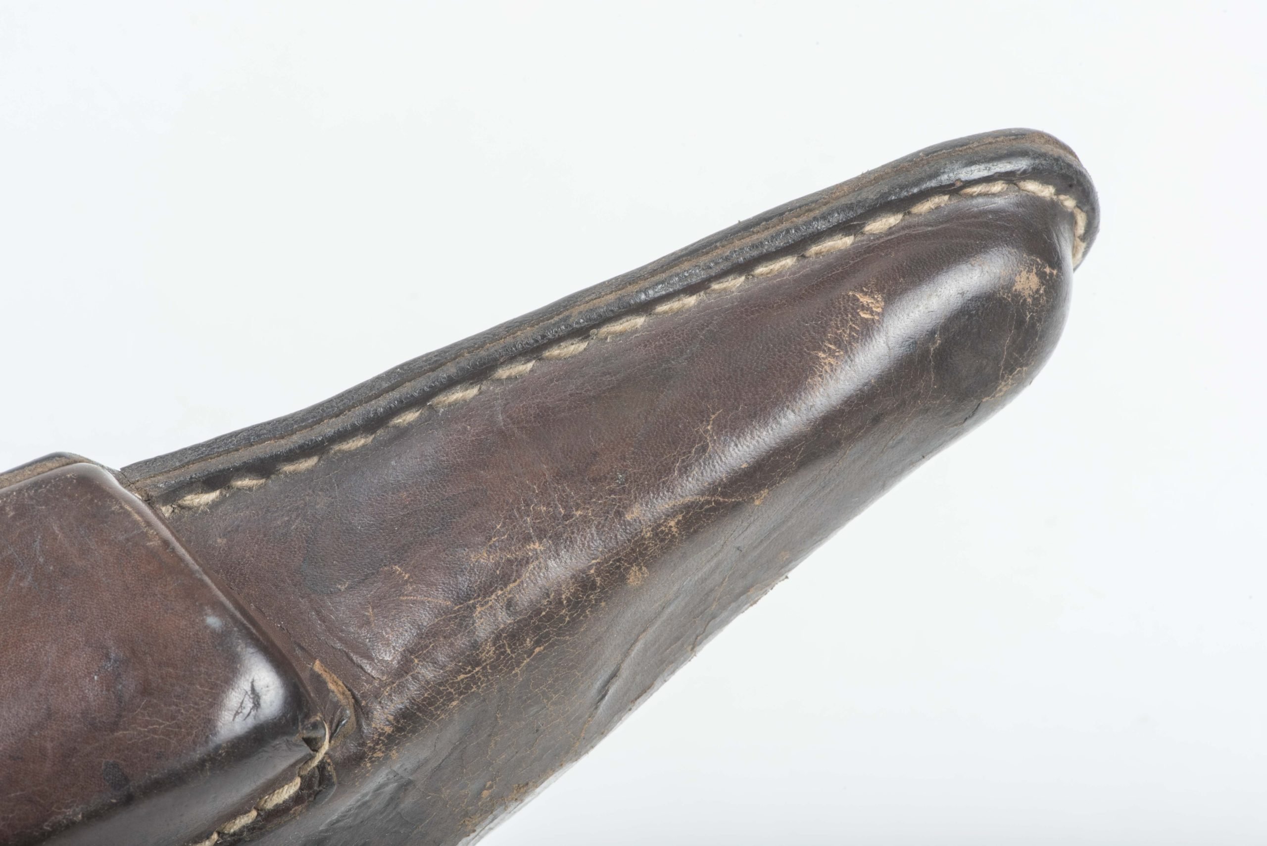 Rare soft leather hardshell P38 holster marked lyo 1943 — image 13